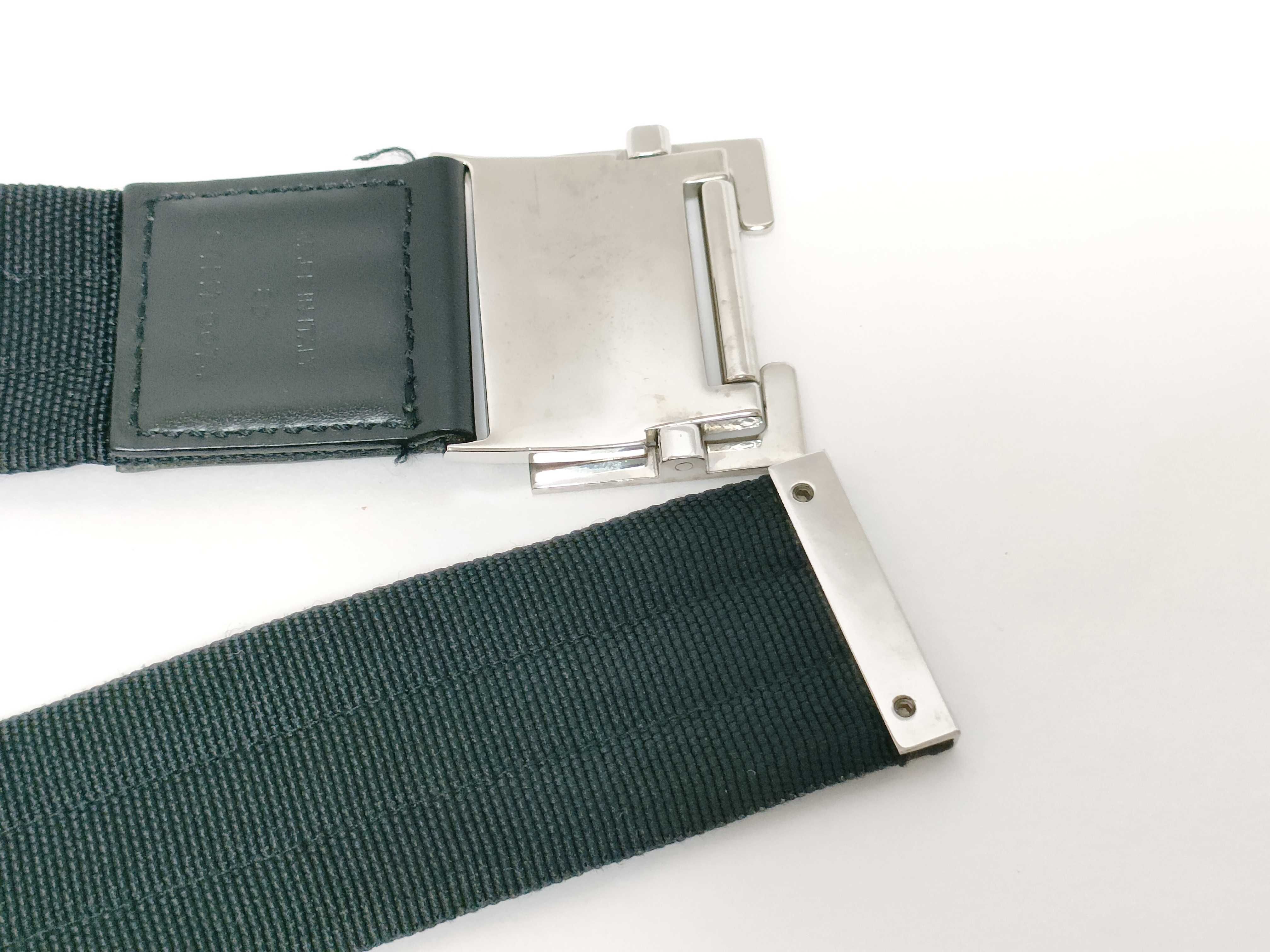 CD logo buckle belt, fabric, 34BM-0074 belt. — view 4