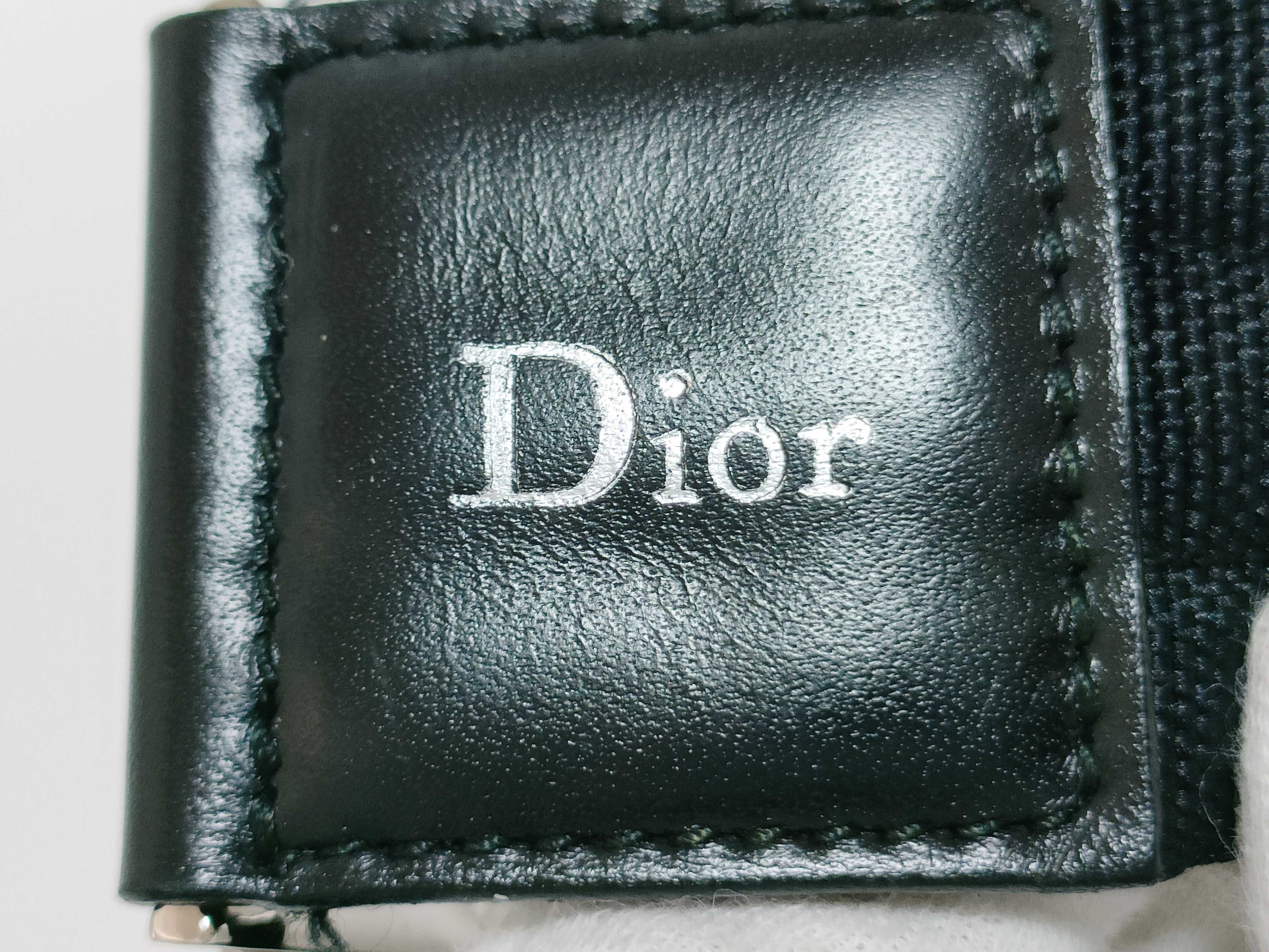 CD logo buckle belt, fabric, 34BM-0074 belt. — view 5