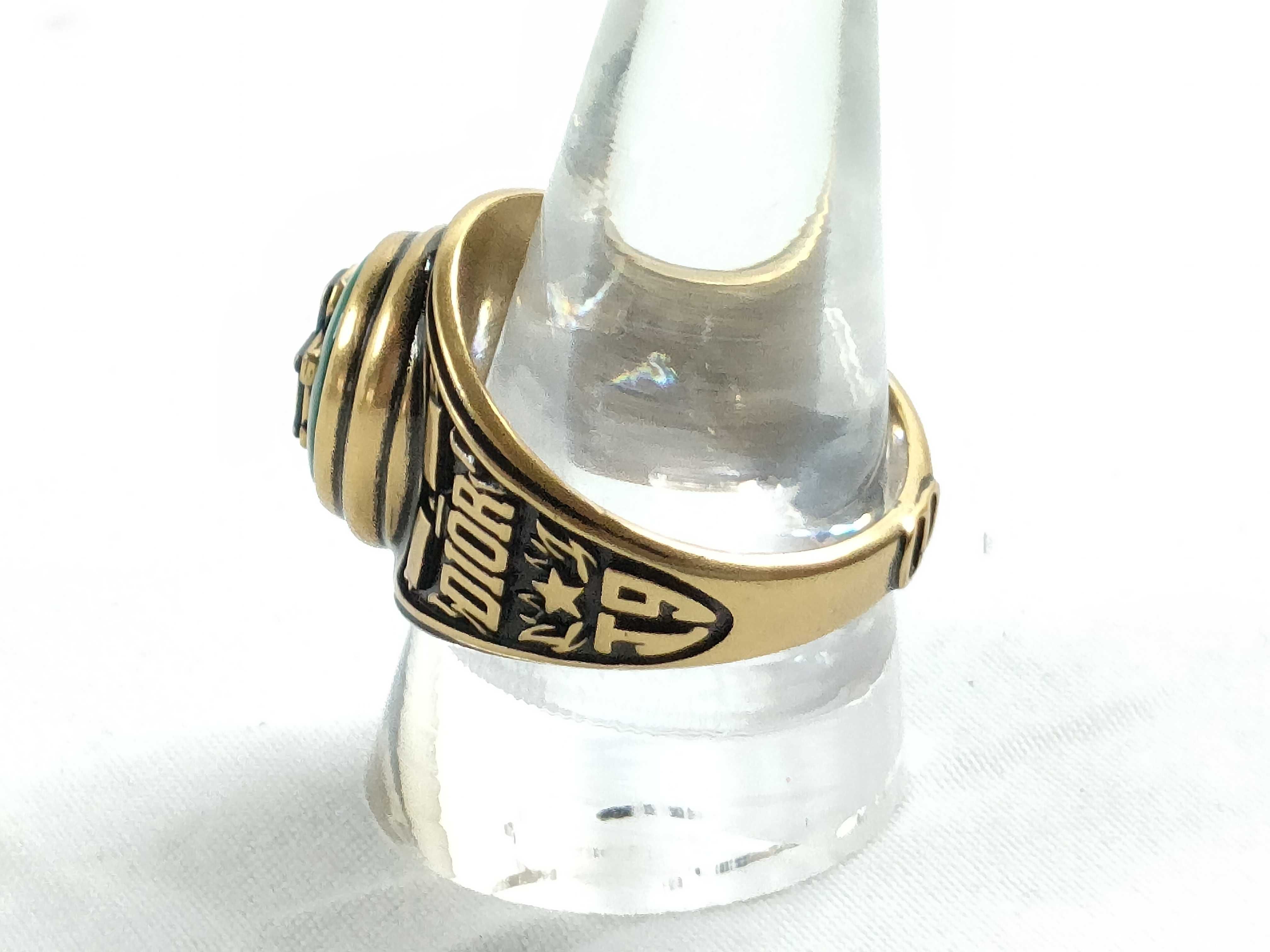 Denim Tears Collaboration Malachite Ring, Size S — view 2