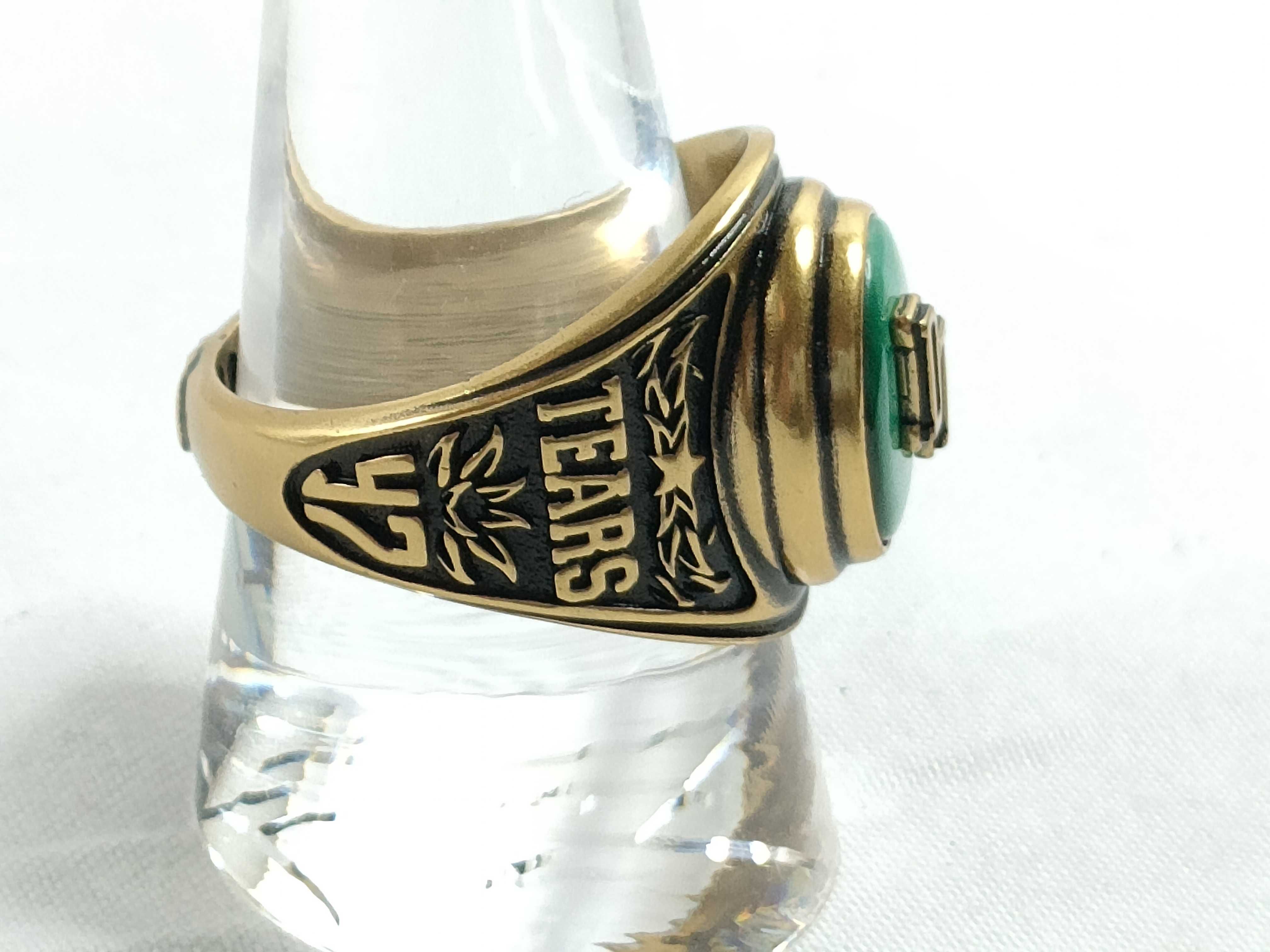Denim Tears Collaboration Malachite Ring, Size S — view 4