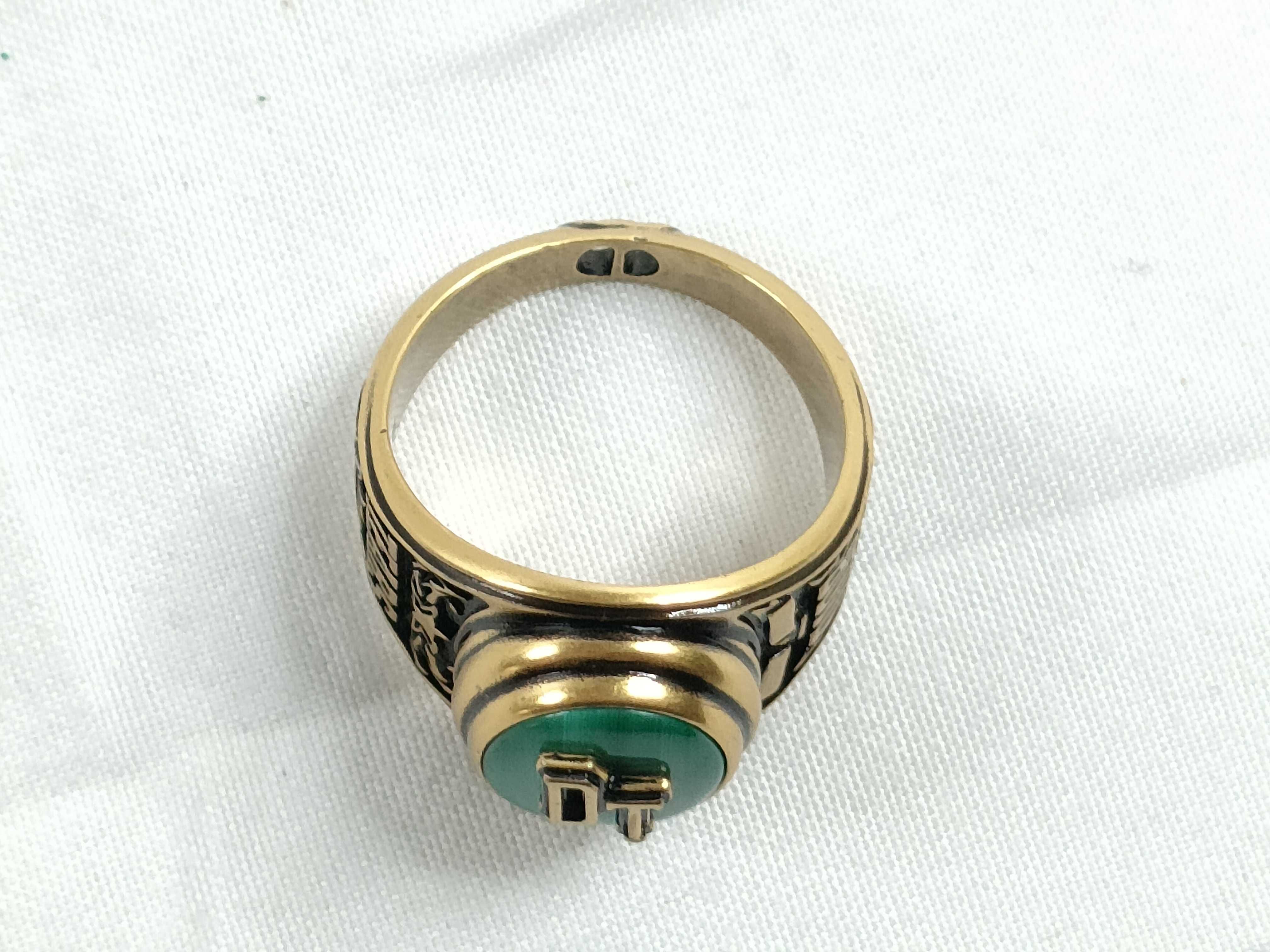 Denim Tears Collaboration Malachite Ring, Size S — view 5