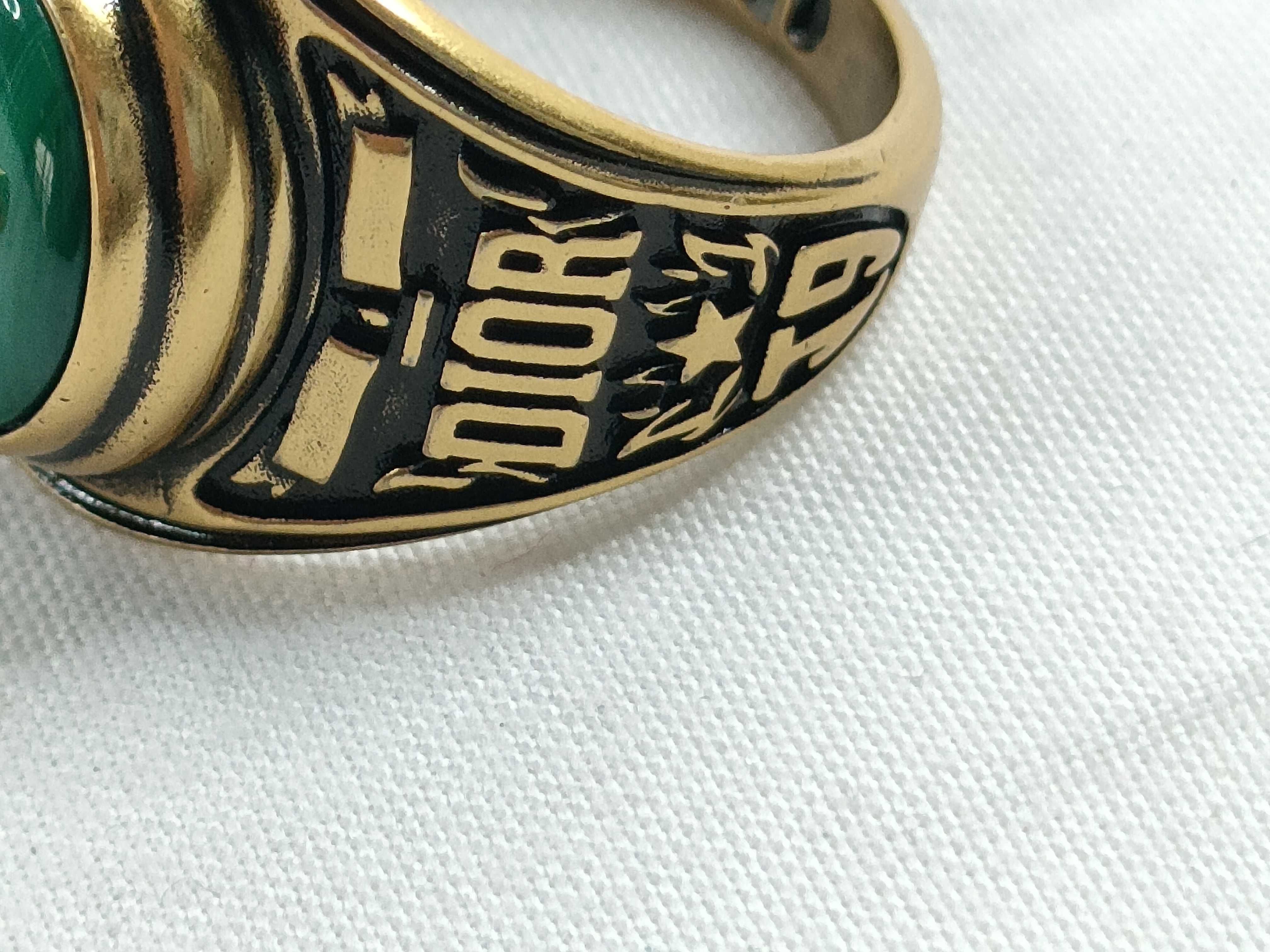 Denim Tears Collaboration Malachite Ring, Size S — view 6