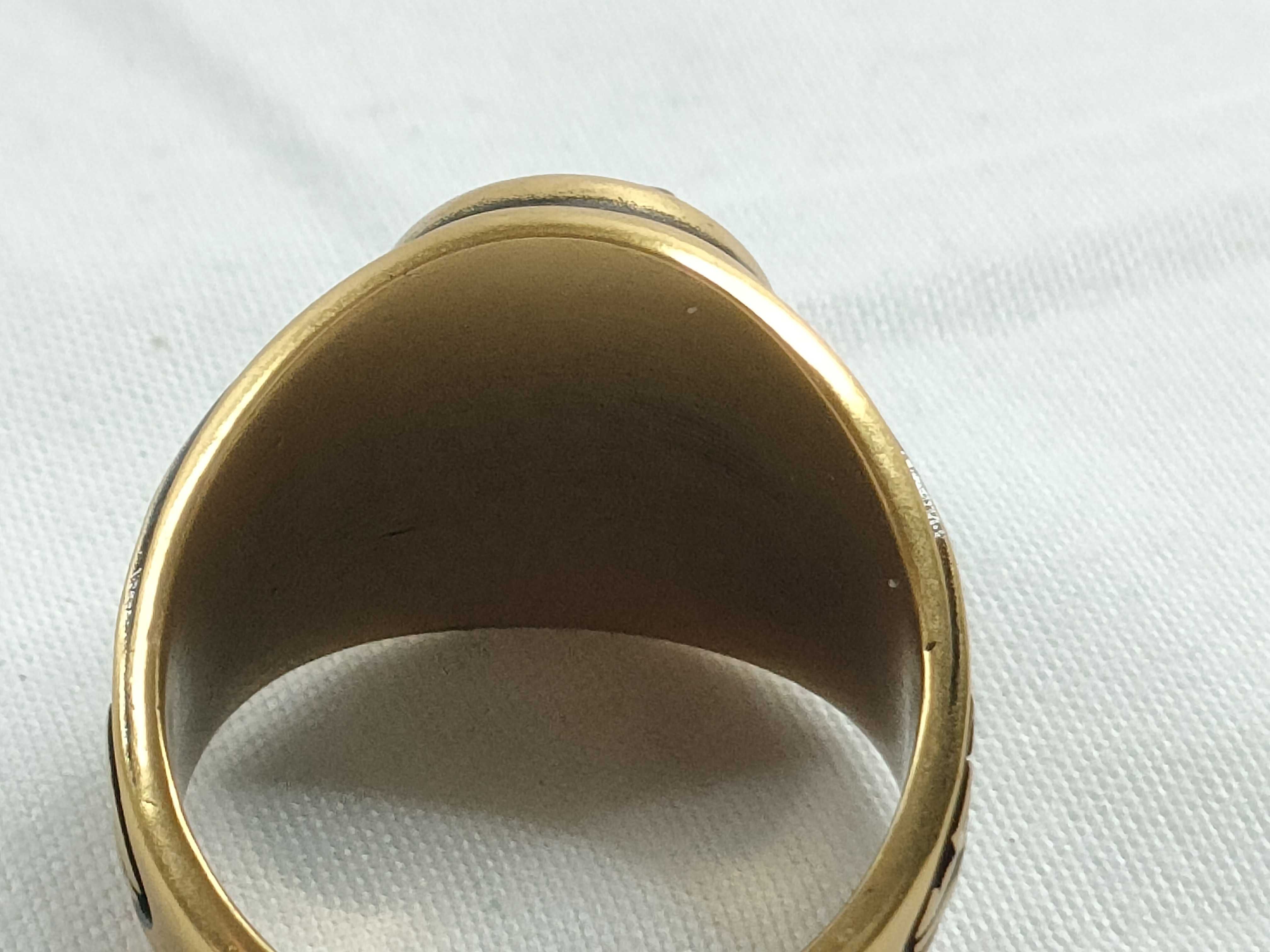Denim Tears Collaboration Malachite Ring, Size S — view 8
