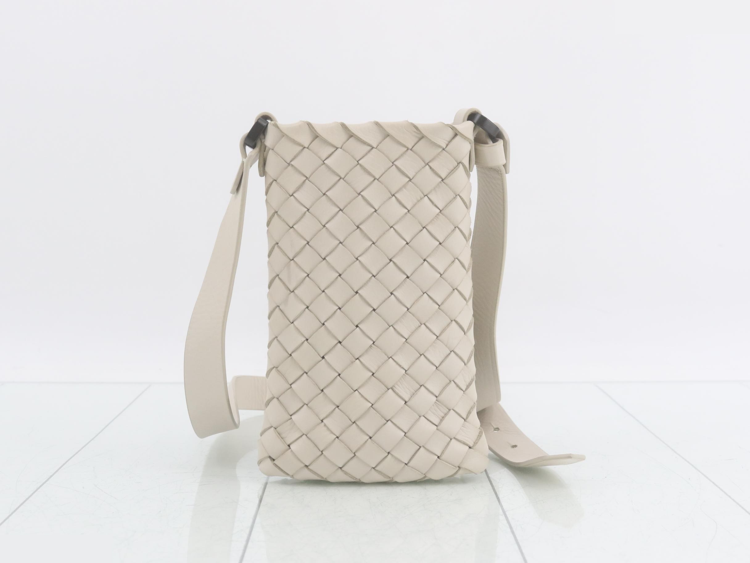 Intrecciato Phone Pouch — view 2