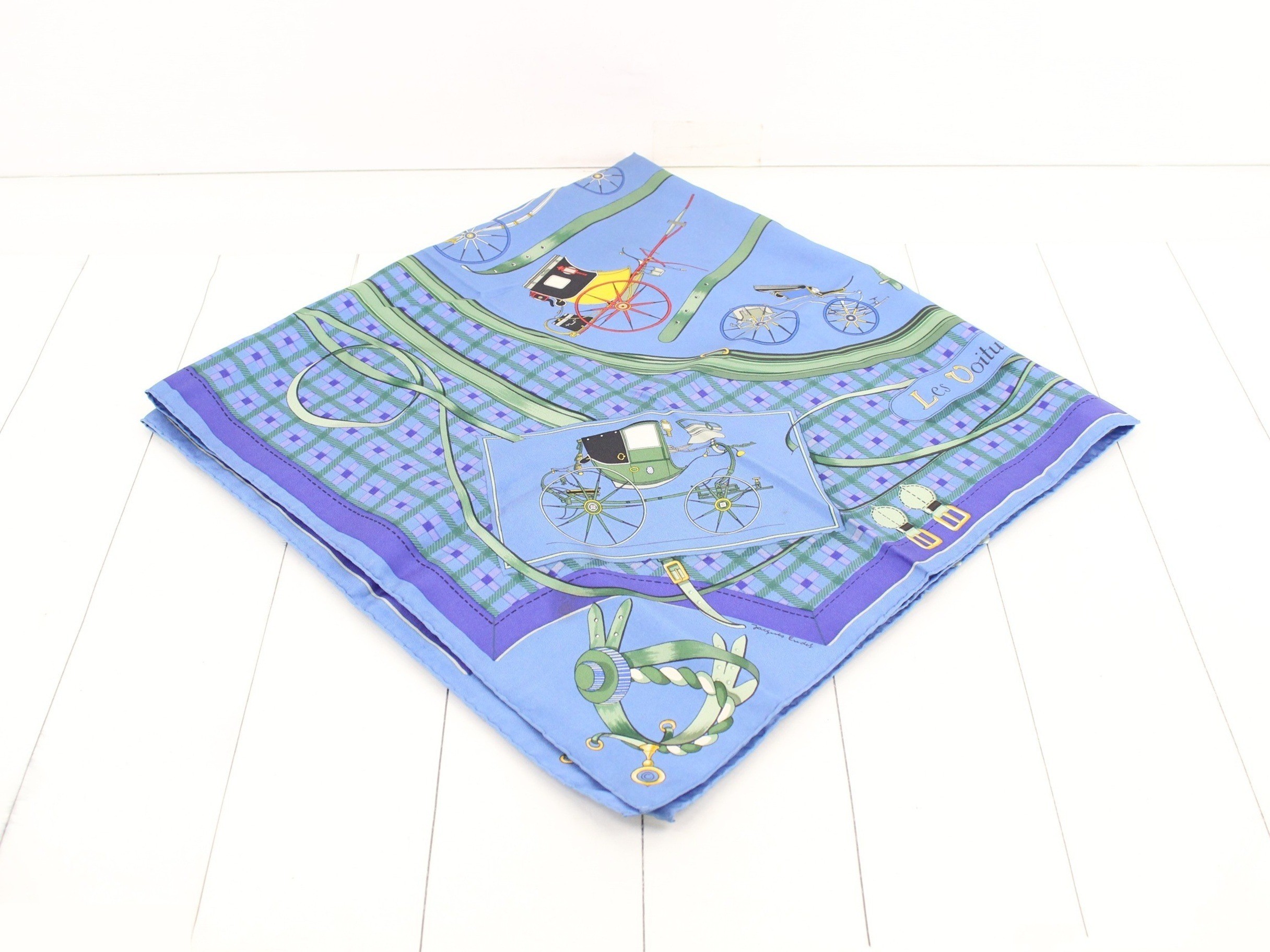 Carre 90 LES VOITURES A TRANSFORMATION Scarf — view 2