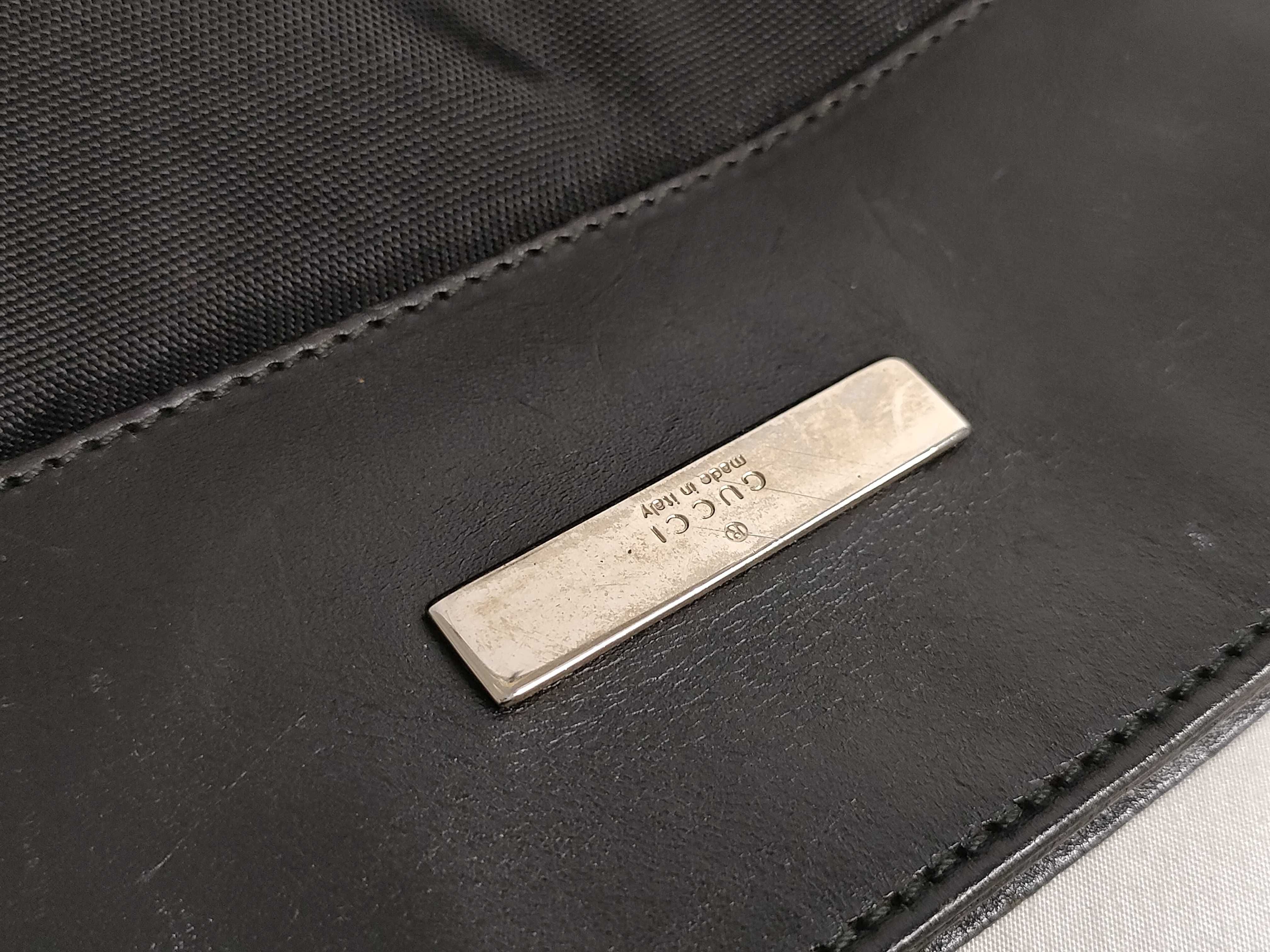 019 0348 Shoulder Bag Nylon Leather Black Shoulder Bag — view 14