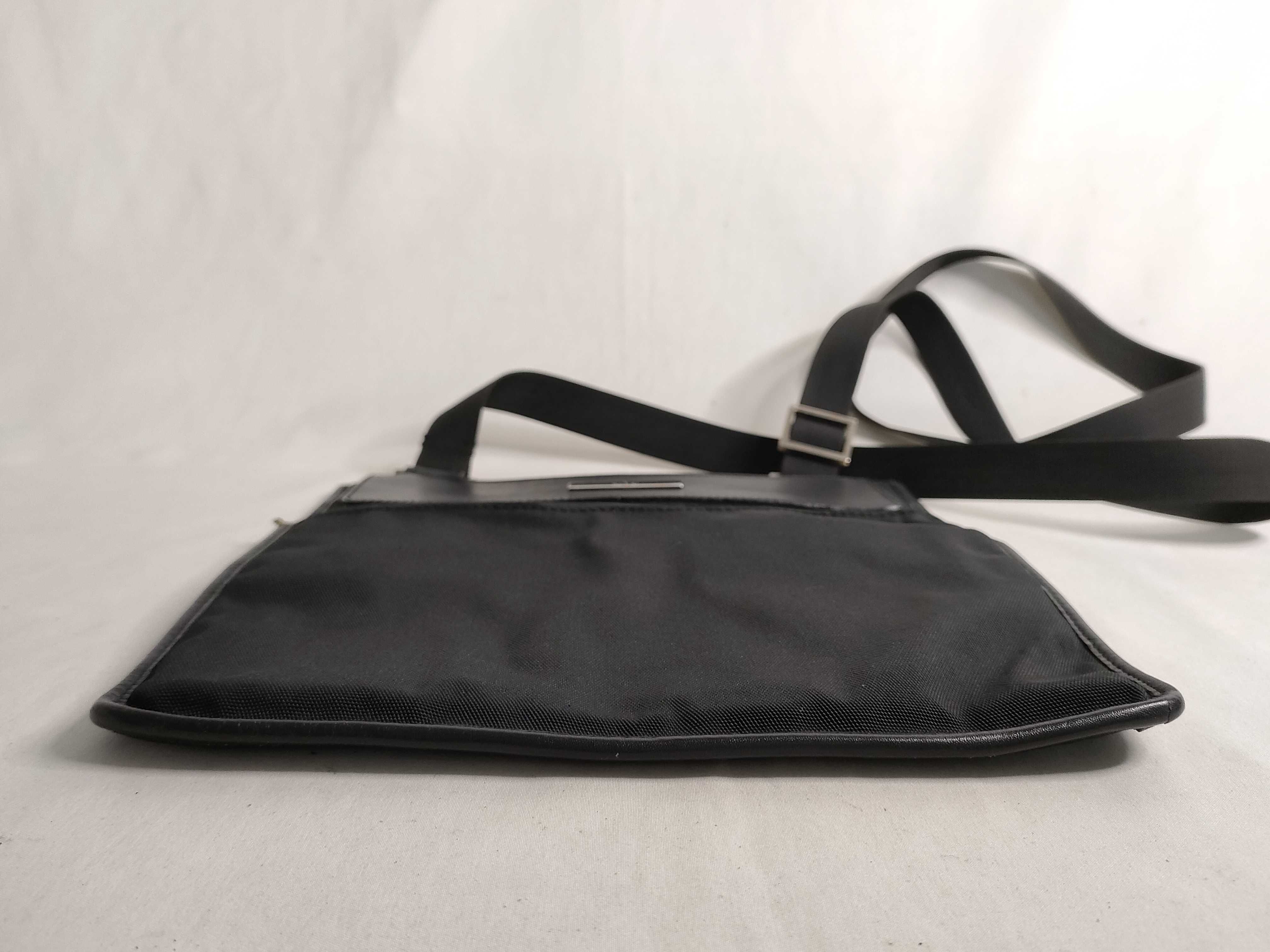 019 0348 Shoulder Bag Nylon Leather Black Shoulder Bag — view 7