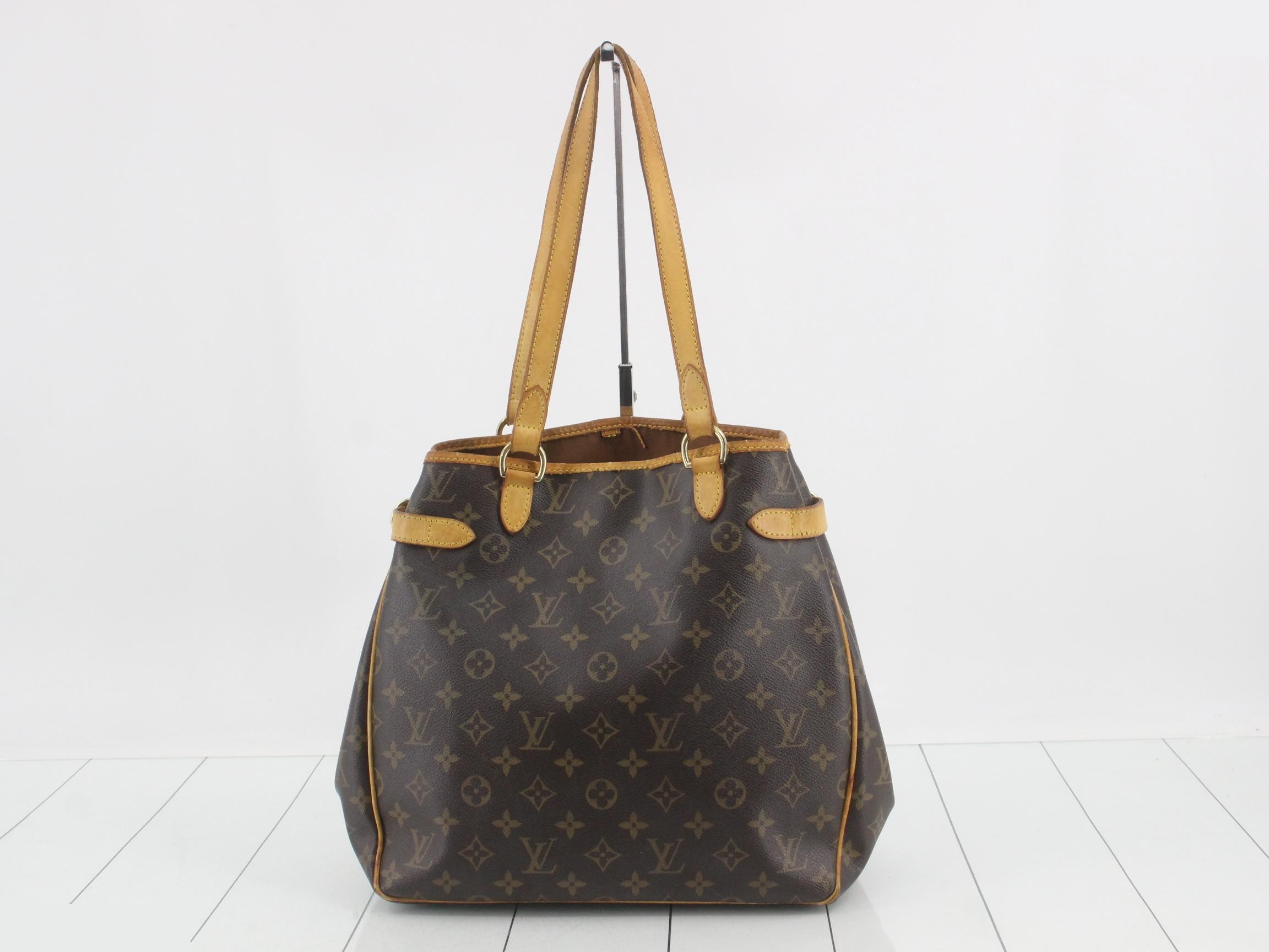 M51153 Batignolles Vertical Tote Bag, Monogram, Brown — view 2