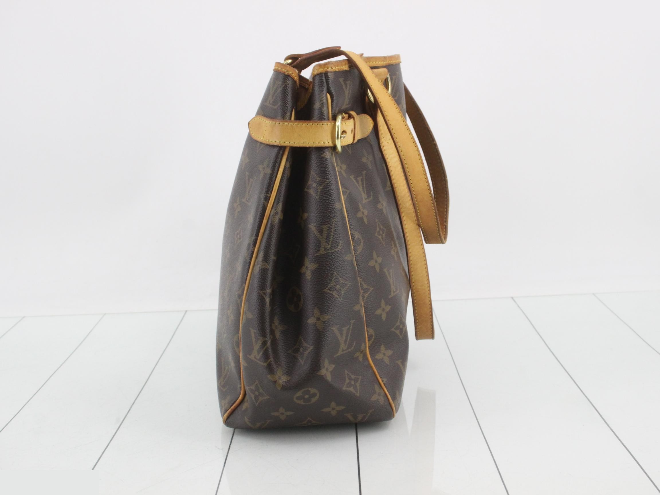 M51153 Batignolles Vertical Tote Bag, Monogram, Brown — view 4