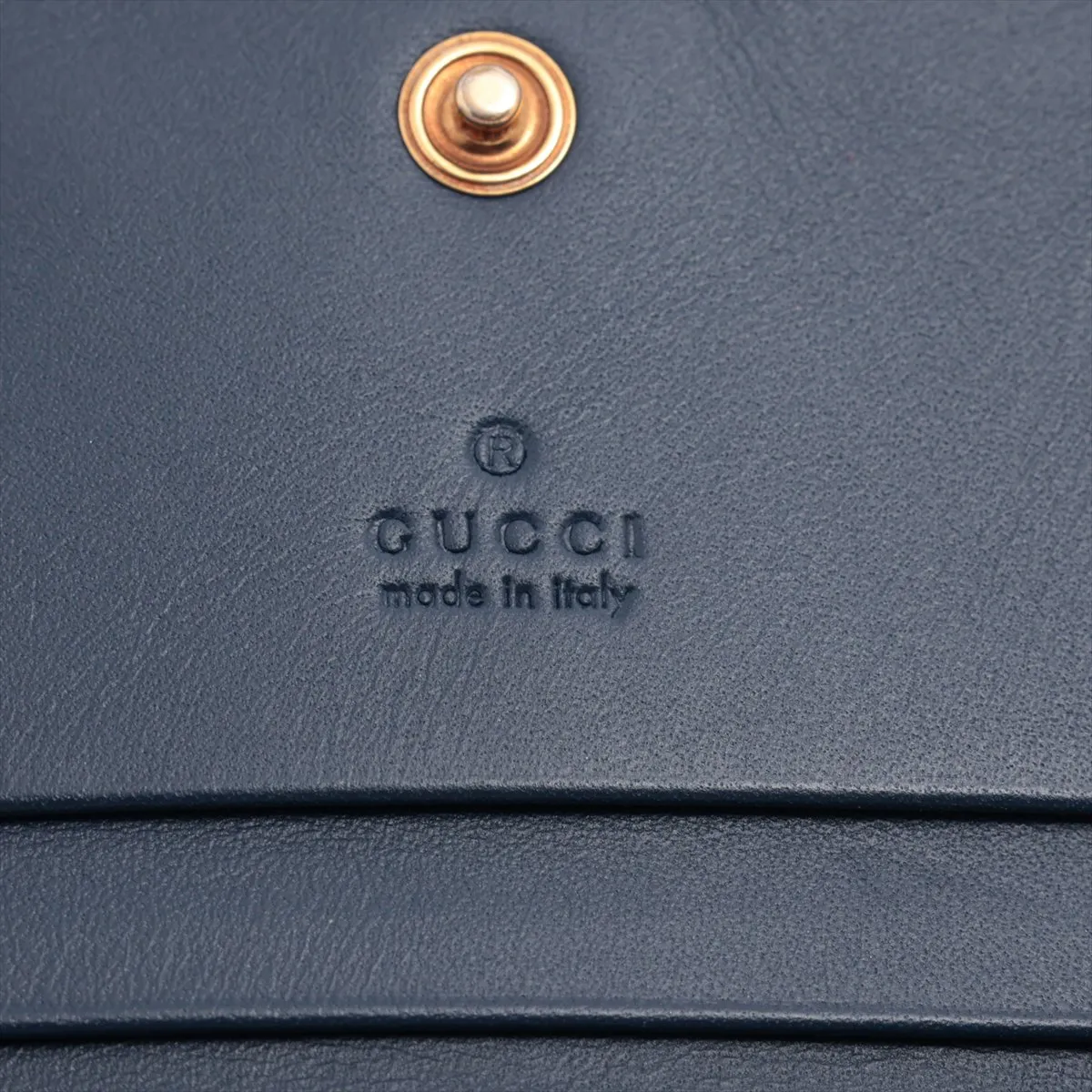 GG Marmont 466492 Denim Compact Wallet Blue — view 6