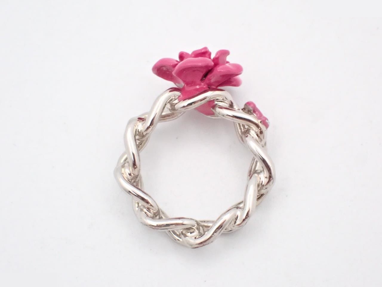 Coco Mark Camellia Ring, approximately size 13, 04P — view 3