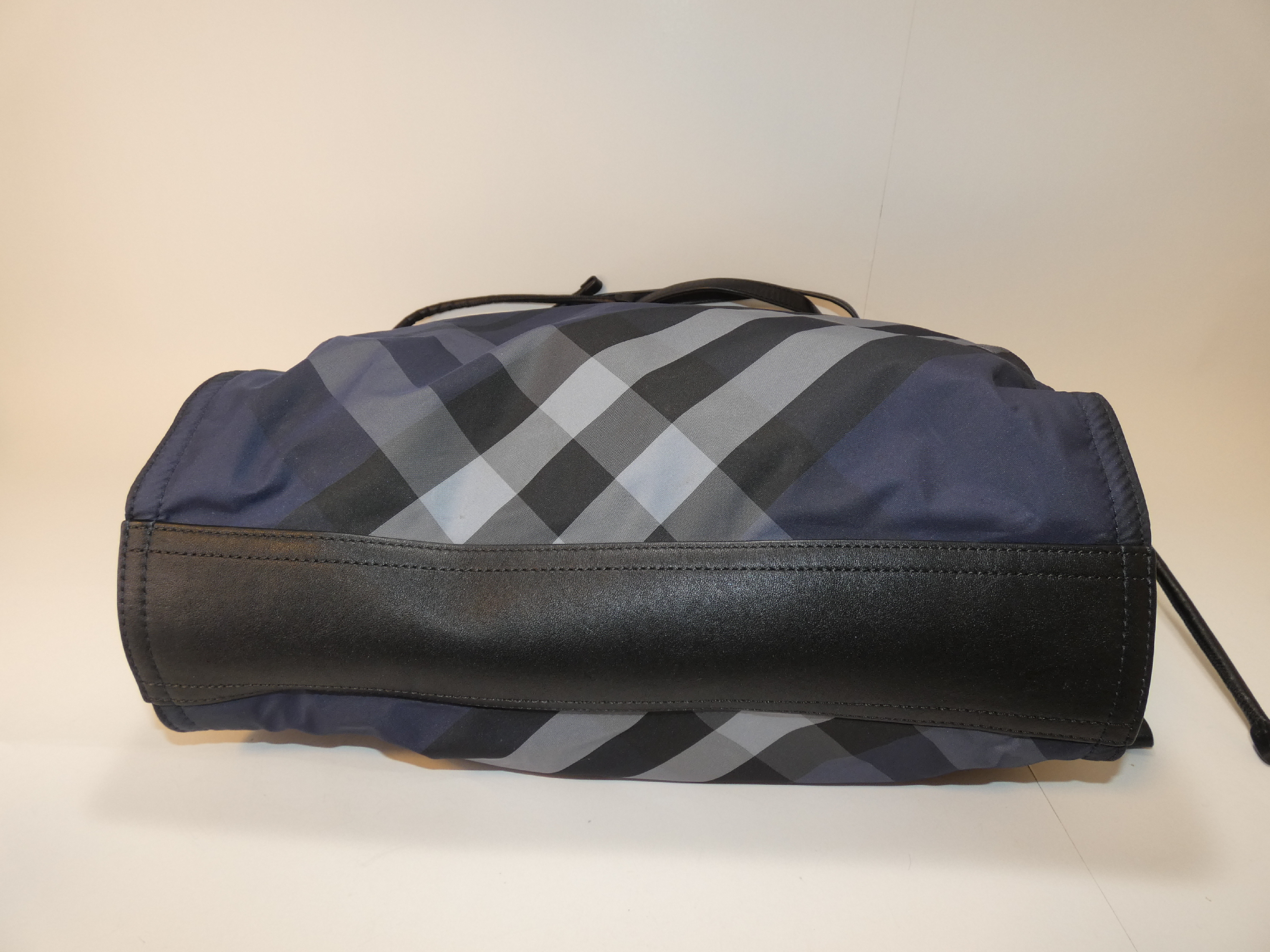 Nova Check Nylon Drawstring Tote Bag — view 5