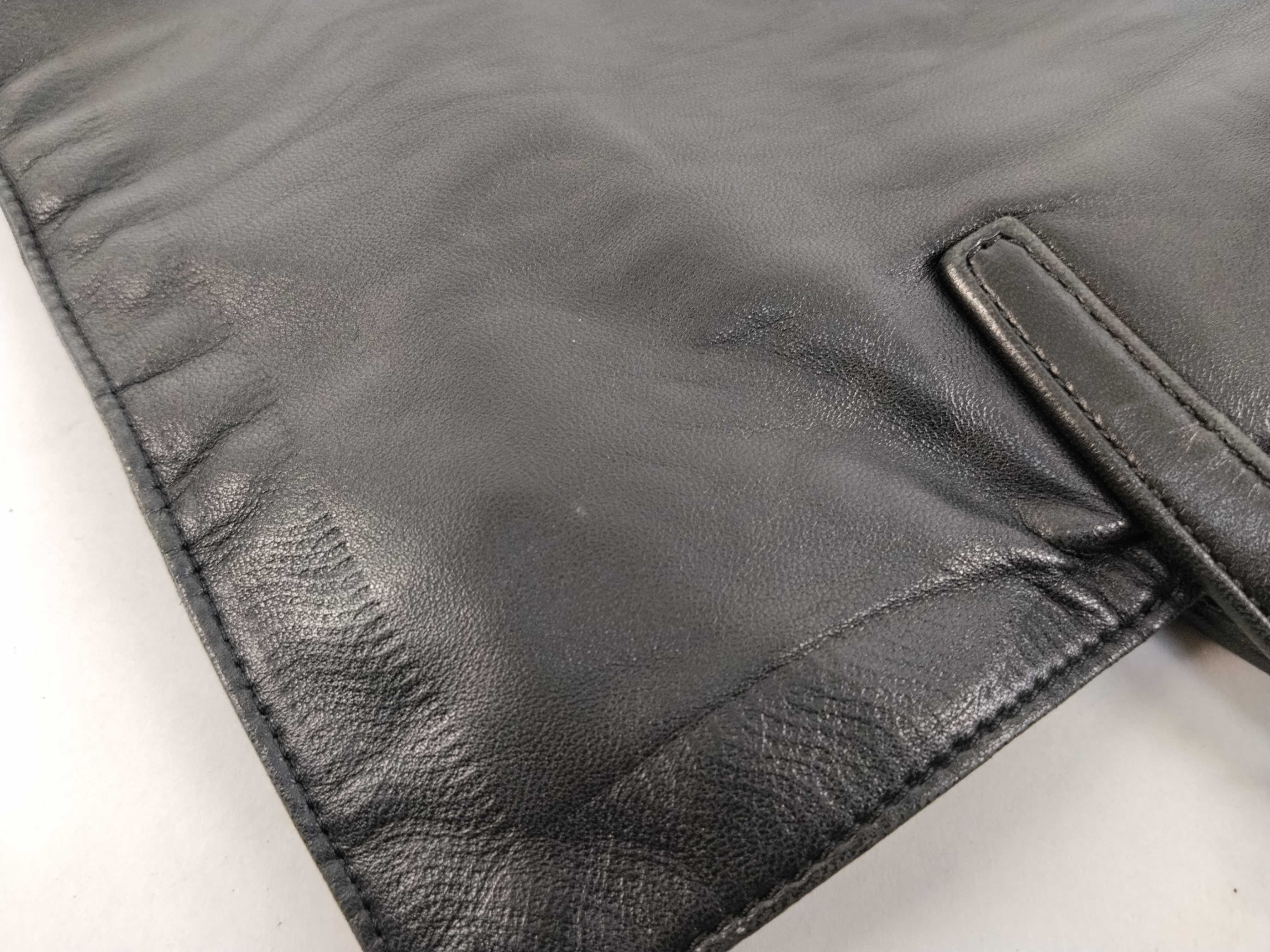 All-Leather Tote Bag (Black) — view 14