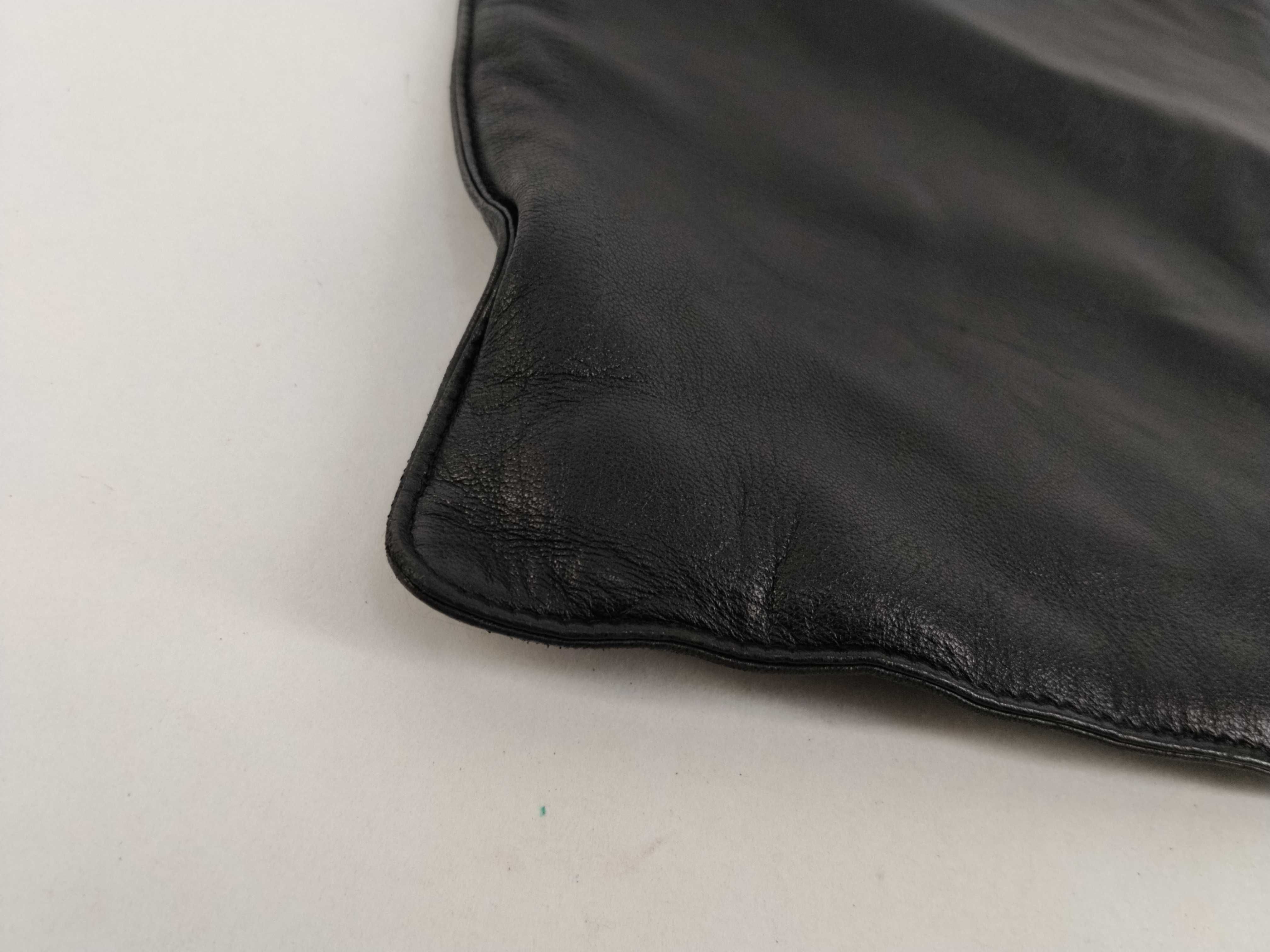 All-Leather Tote Bag (Black) — view 6