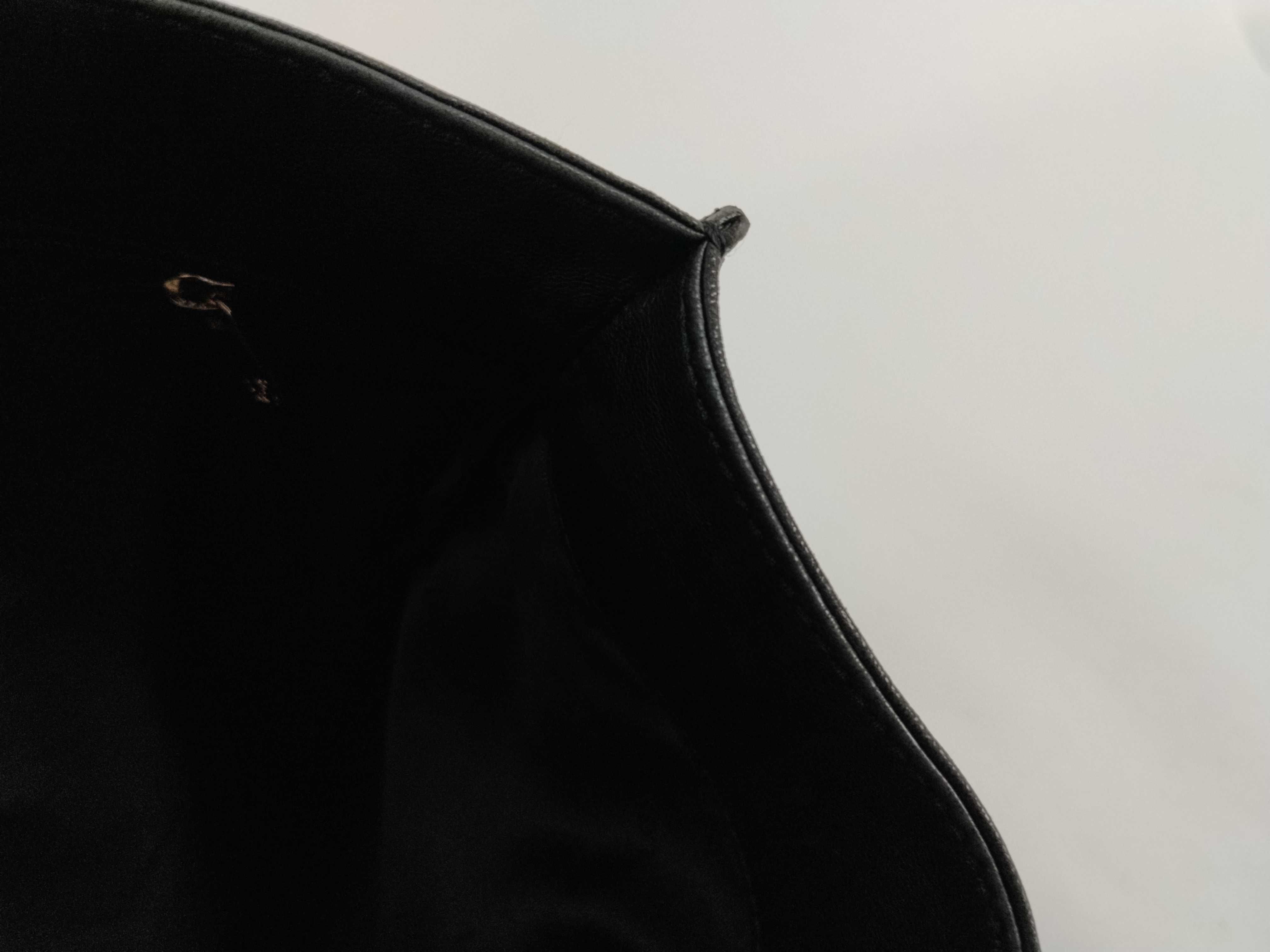 All-Leather Tote Bag (Black) — view 9