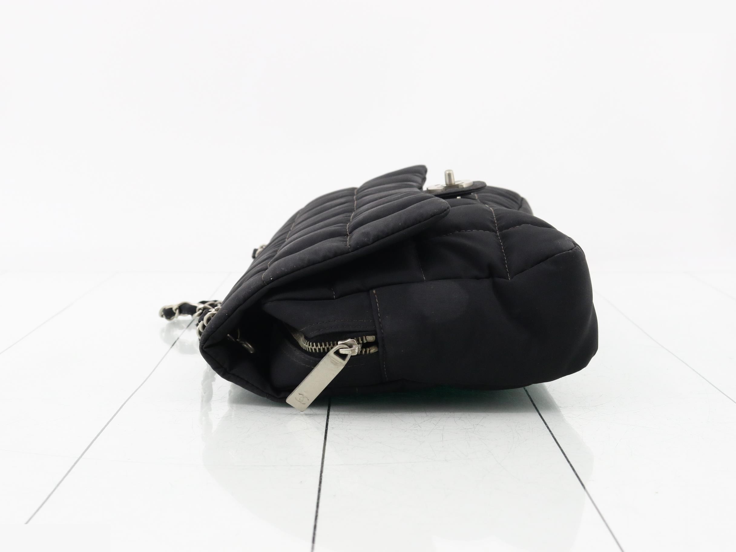 Chocolate Bar Nylon Chain Shoulder Bag — view 4