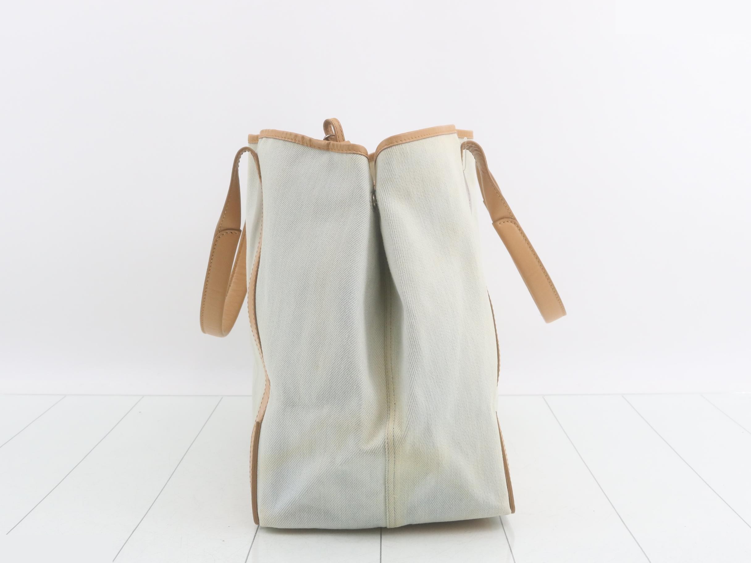 Navy Cabas Denim — view 4