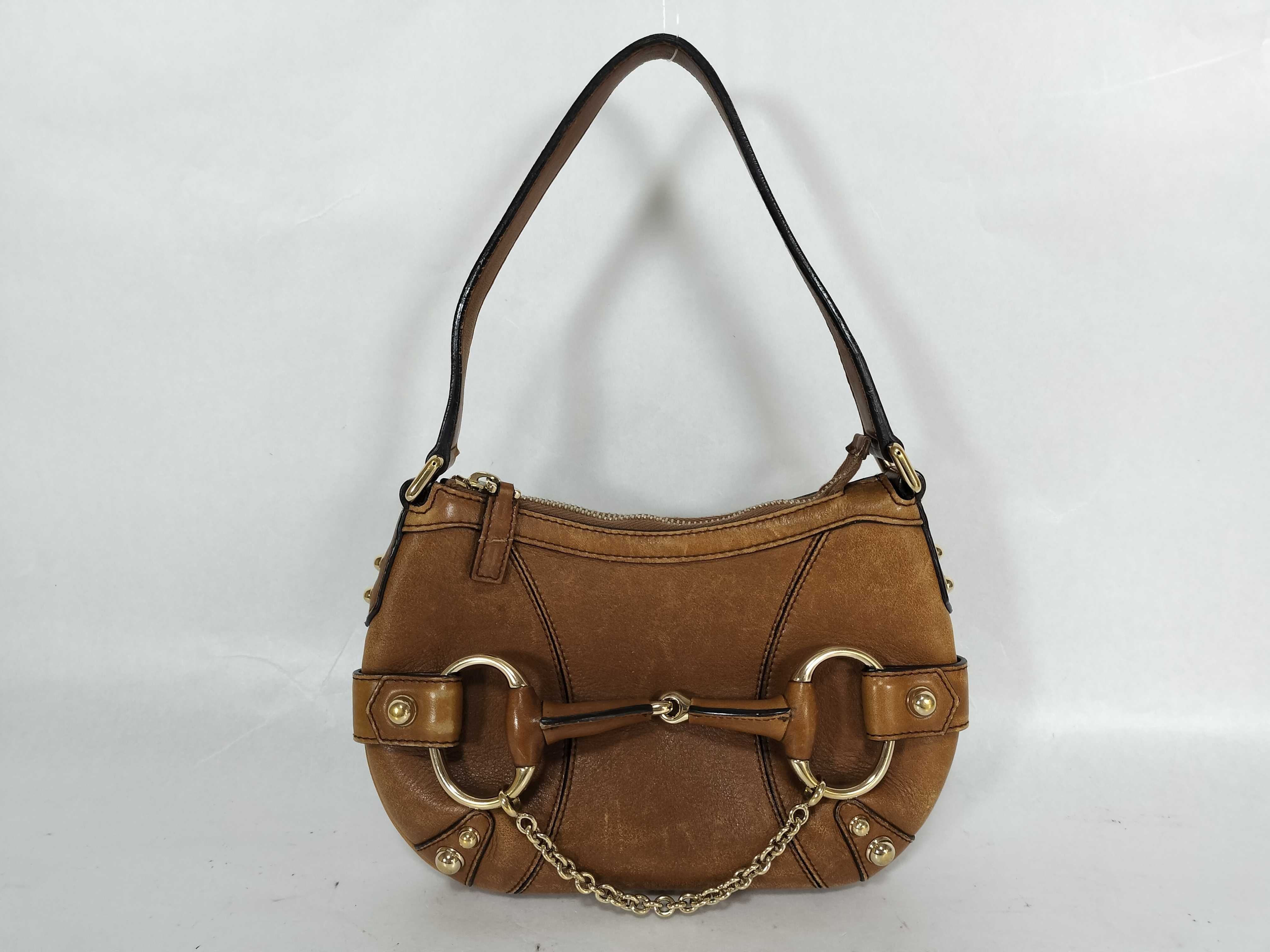 Horsebit Leather Handbag