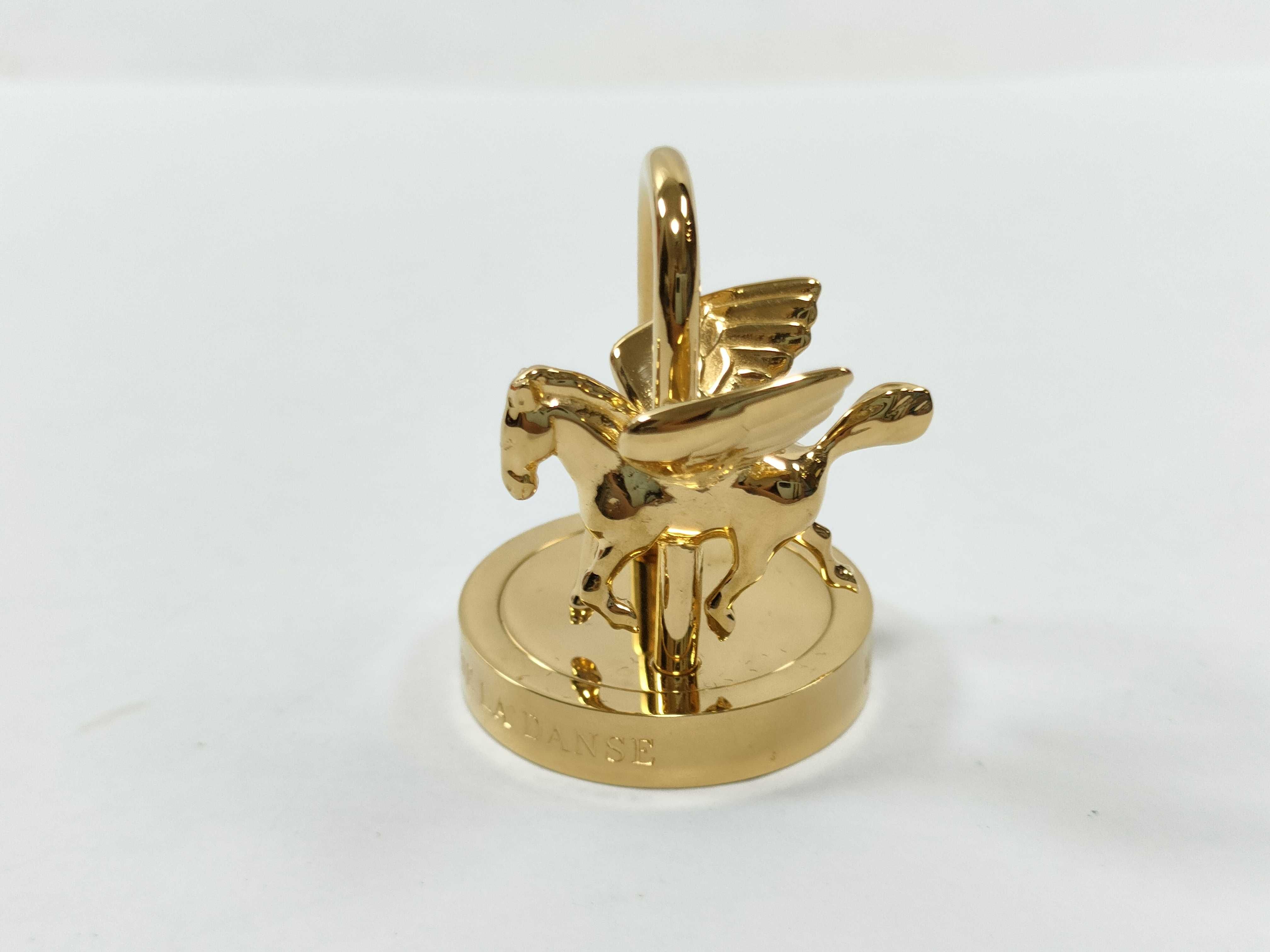 Cadena Bag Charm, Pegasus, Arne Danse, 2007, Gold, Box, Dust Bag, Charm