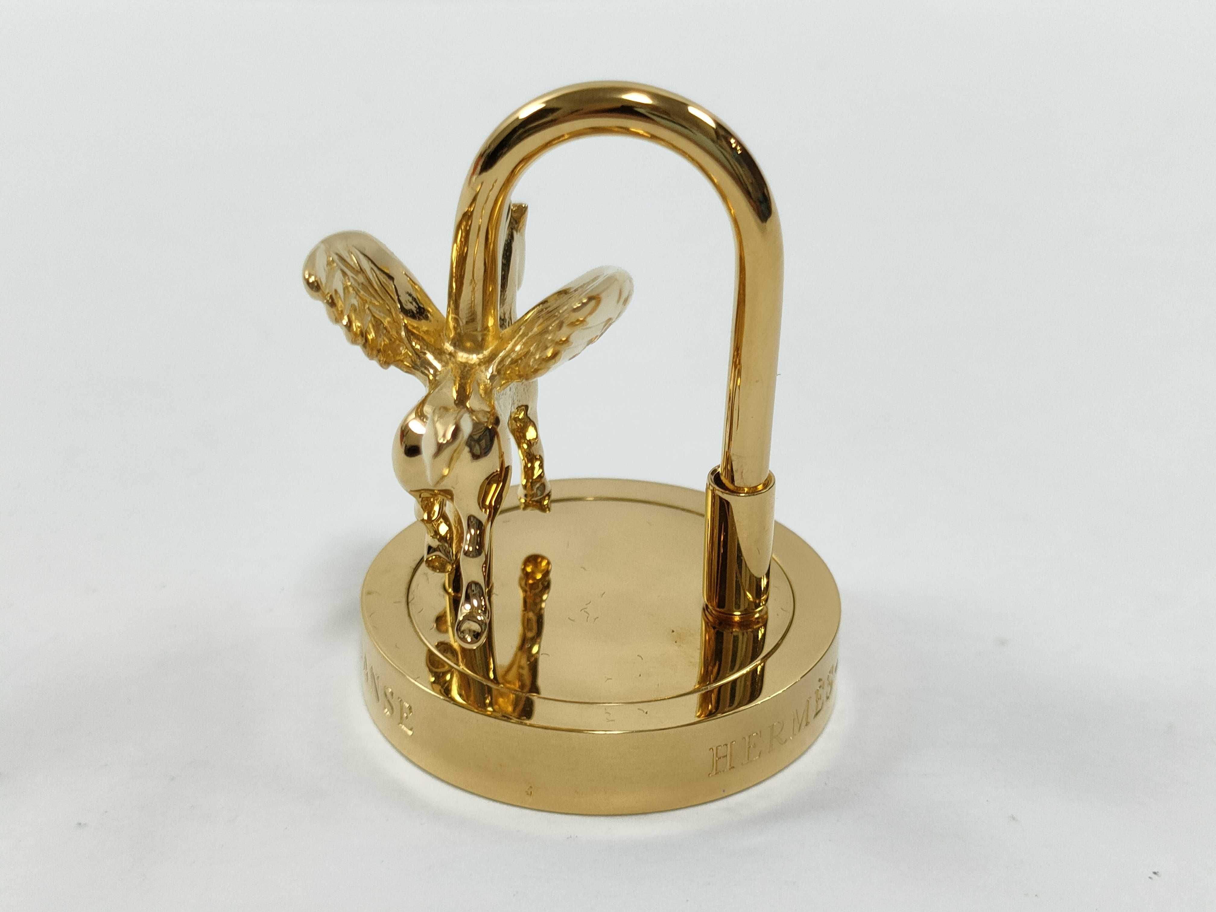 Cadena Bag Charm, Pegasus, Arne Danse, 2007, Gold, Box, Dust Bag, Charm — view 2