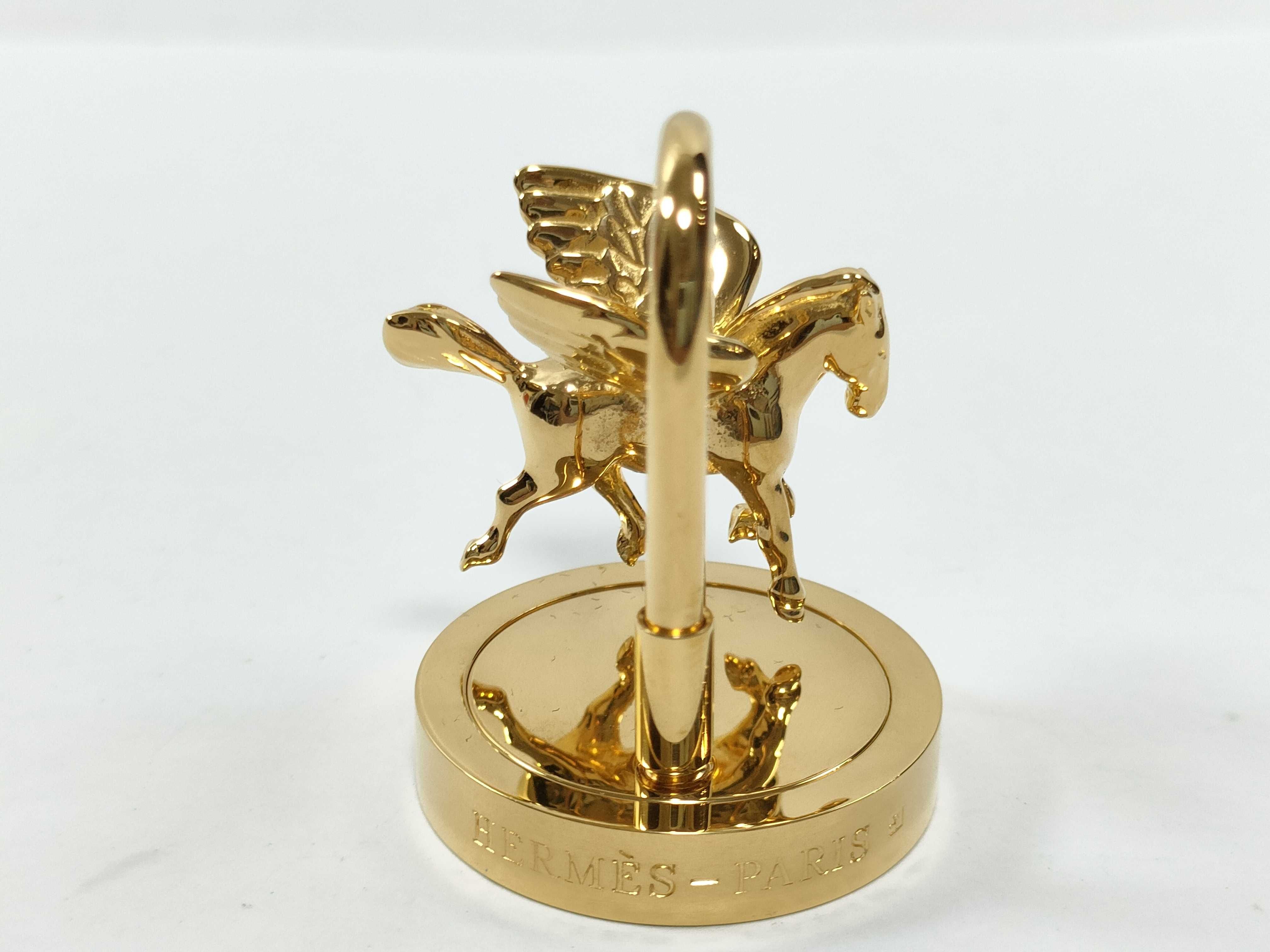 Cadena Bag Charm, Pegasus, Arne Danse, 2007, Gold, Box, Dust Bag, Charm — view 3
