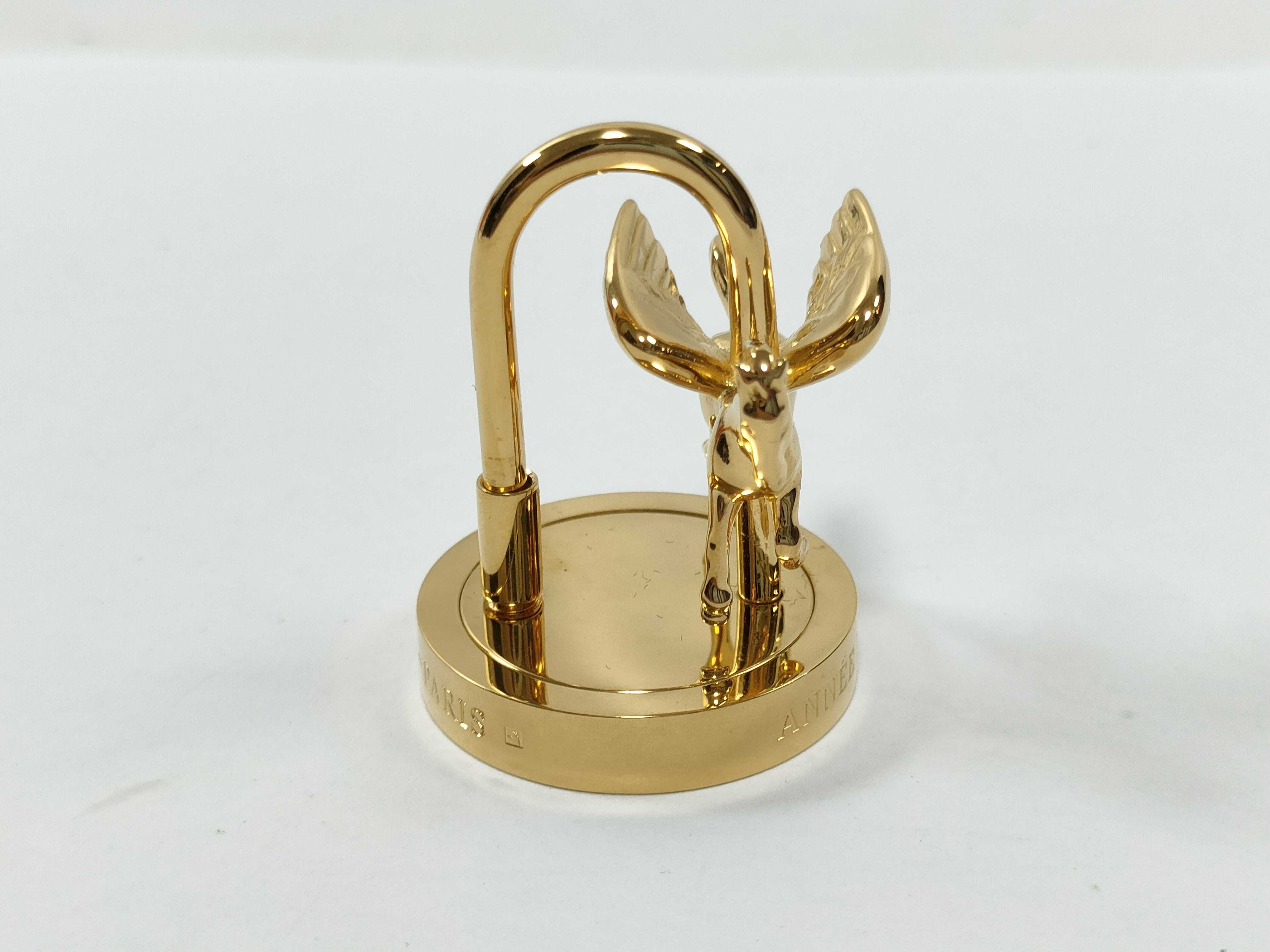 Cadena Bag Charm, Pegasus, Arne Danse, 2007, Gold, Box, Dust Bag, Charm — view 4