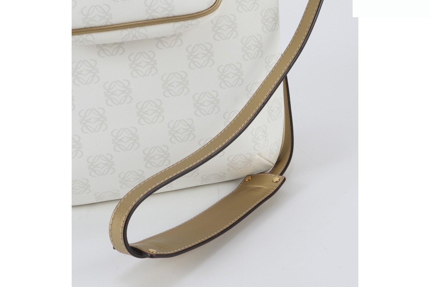 Anagram Repeat Leather Shoulder Bag — view 2