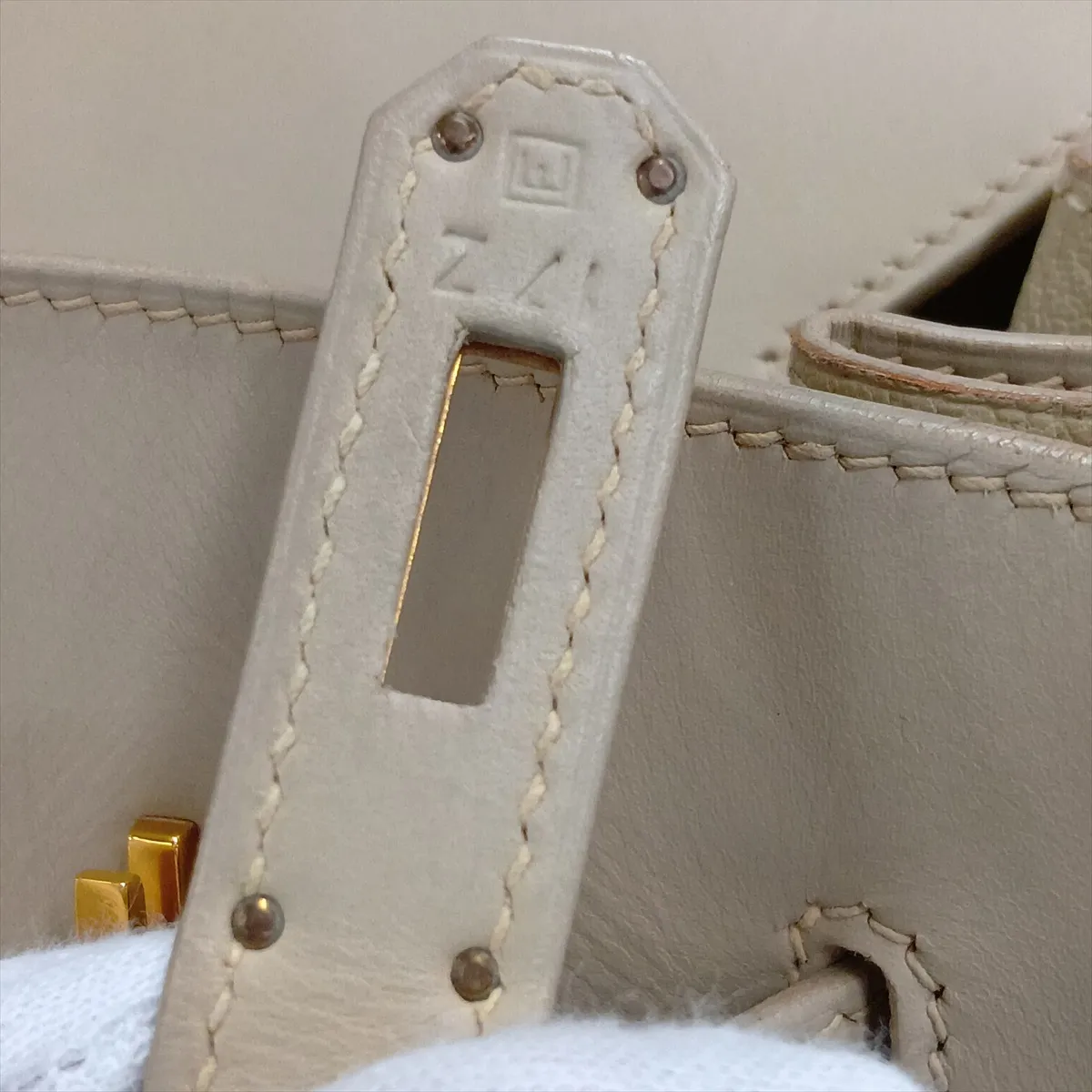 [Individually packaged] Hermes Birkin 35 Letournée Vibrato x Veau Gulliver Trench Coat with Gold Hardware E: 2001 — view 11