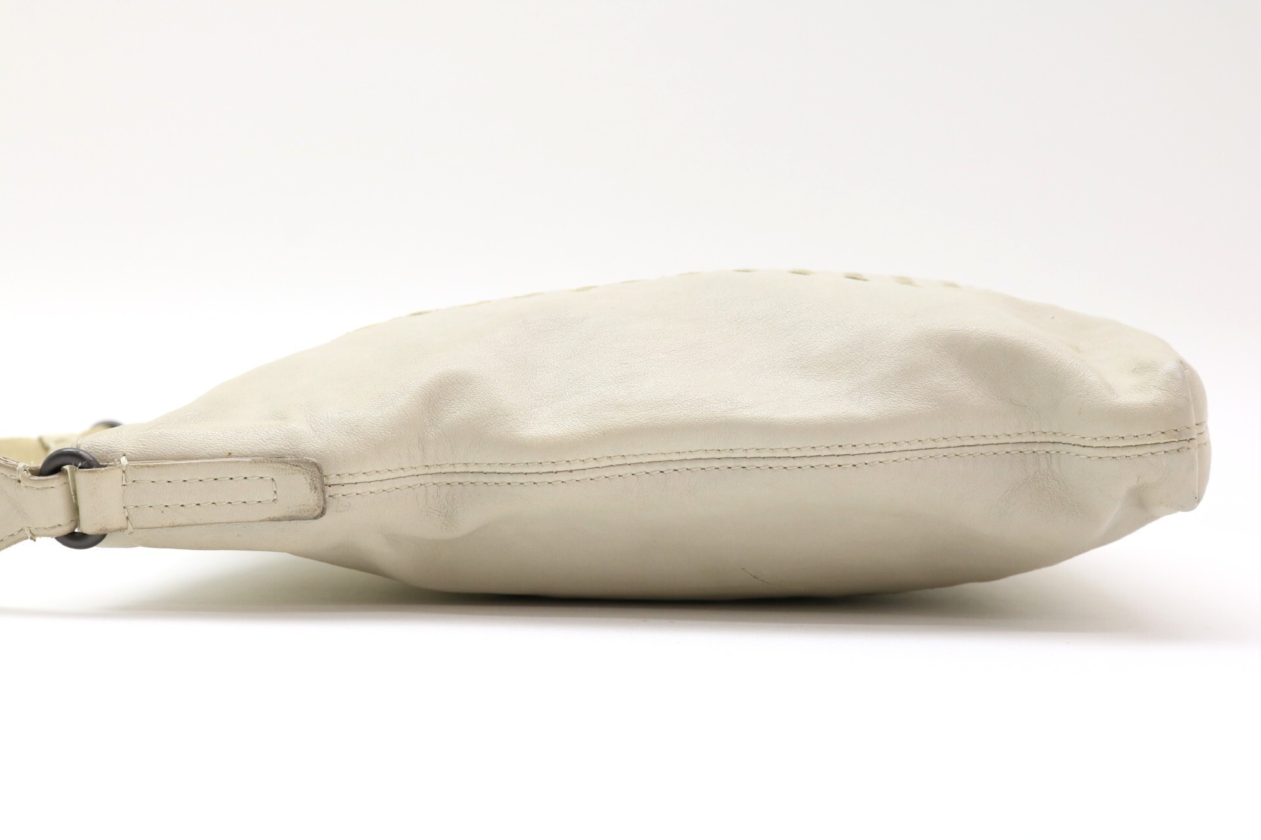 Intrecciato Leather Shoulder Bag — view 3