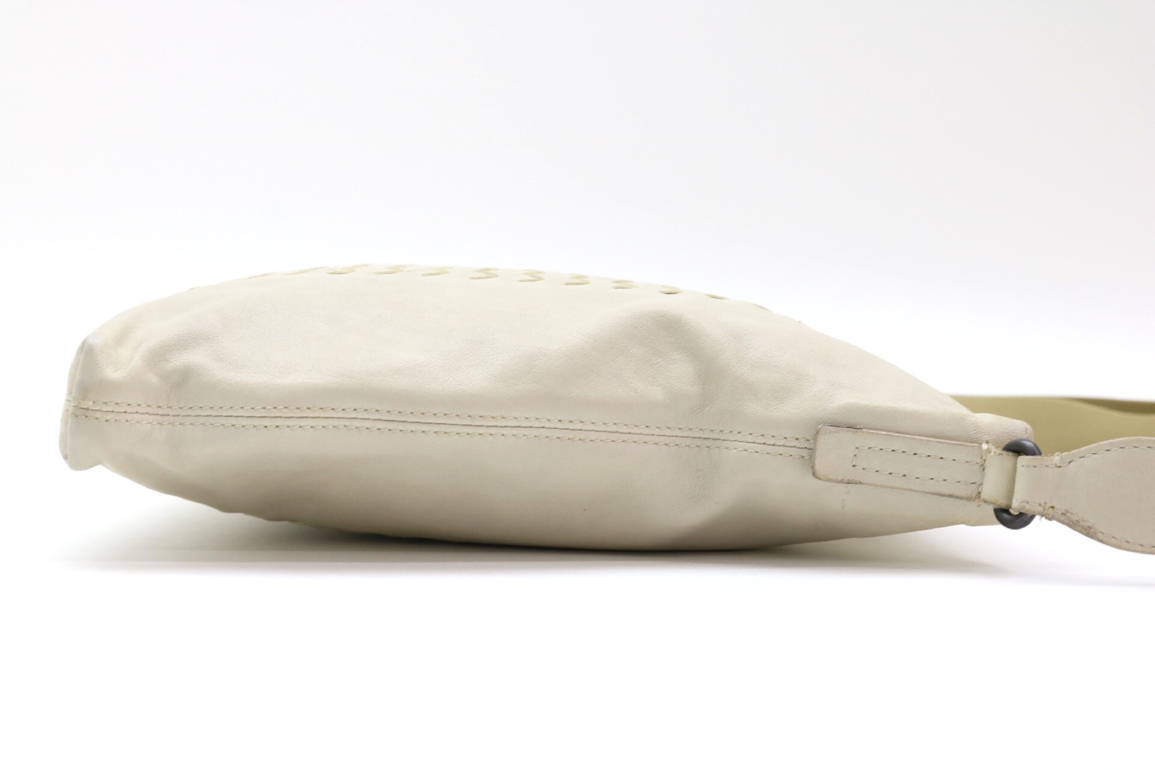 Intrecciato Leather Shoulder Bag — view 4