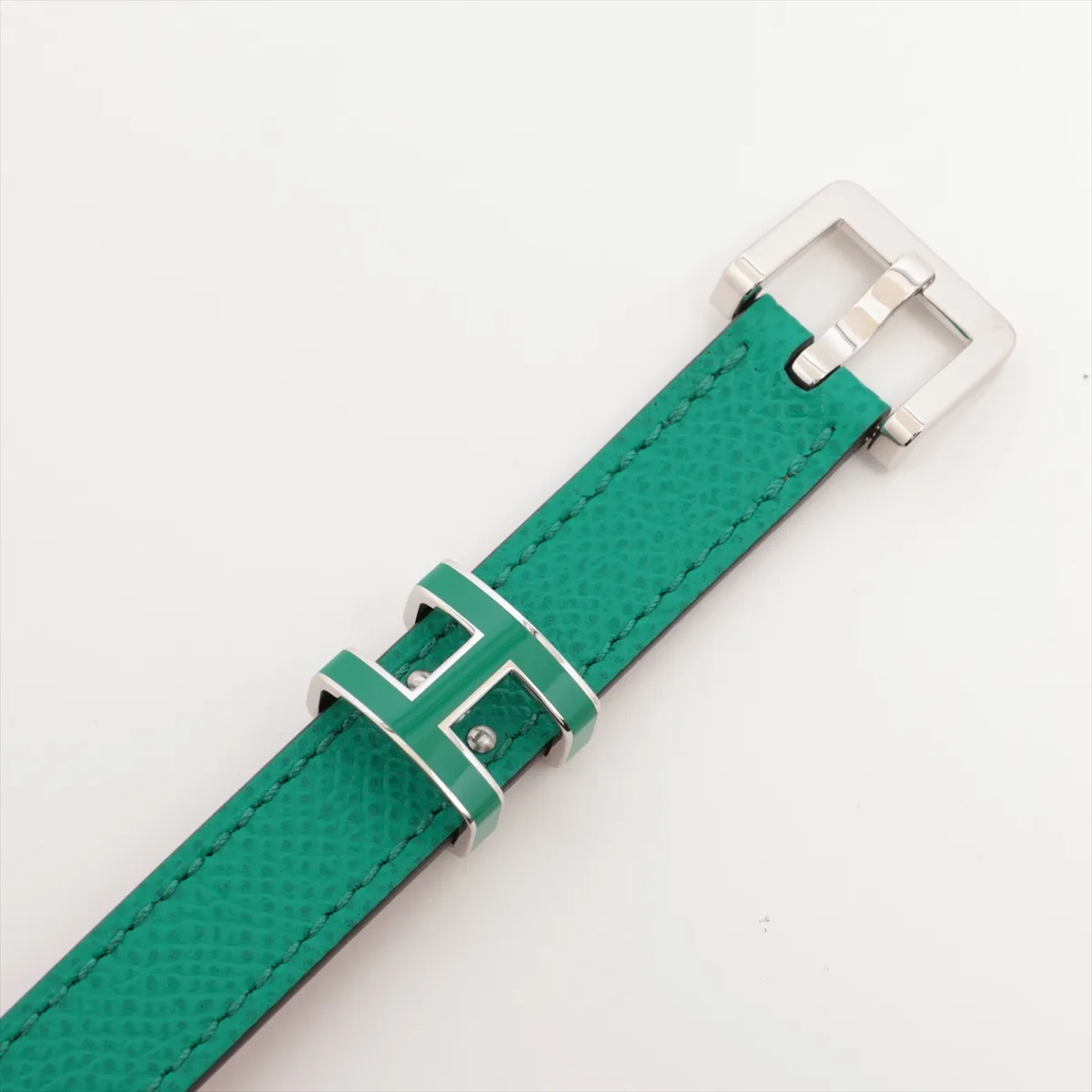 Pop H U: 2022 Belt, Veau Epsom, Green, — view 2