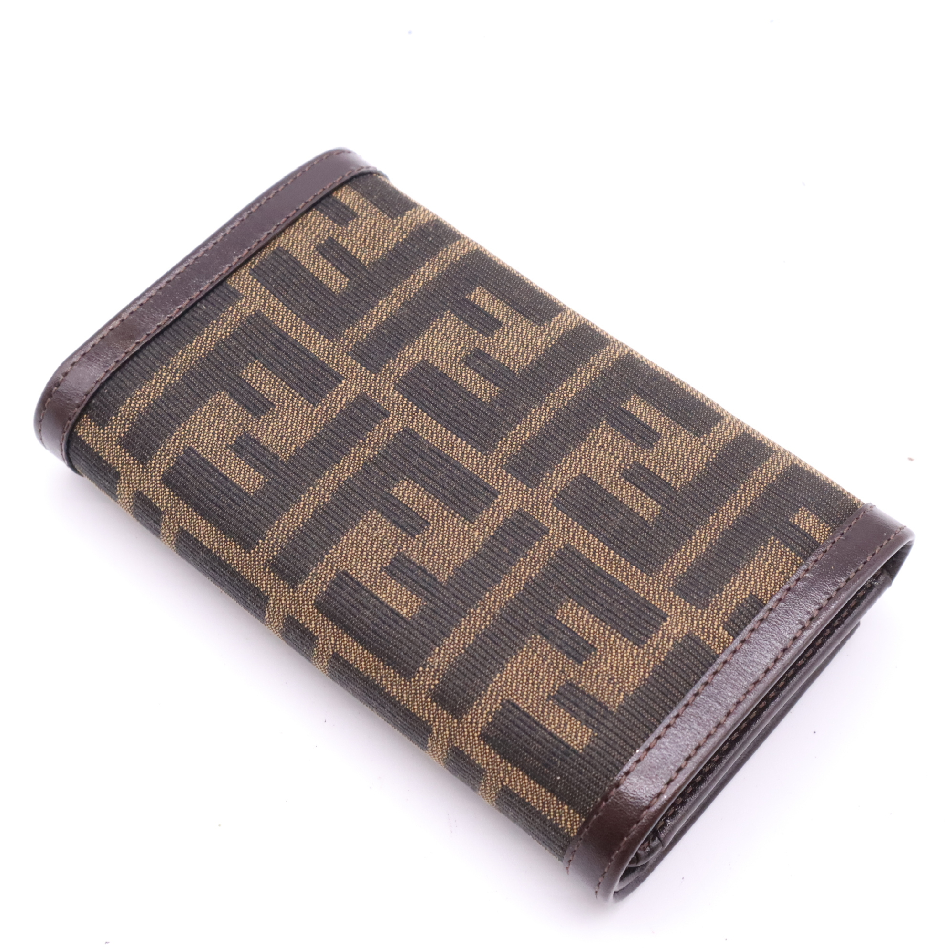 Zucca Tri-fold Wallet, Brown — view 2