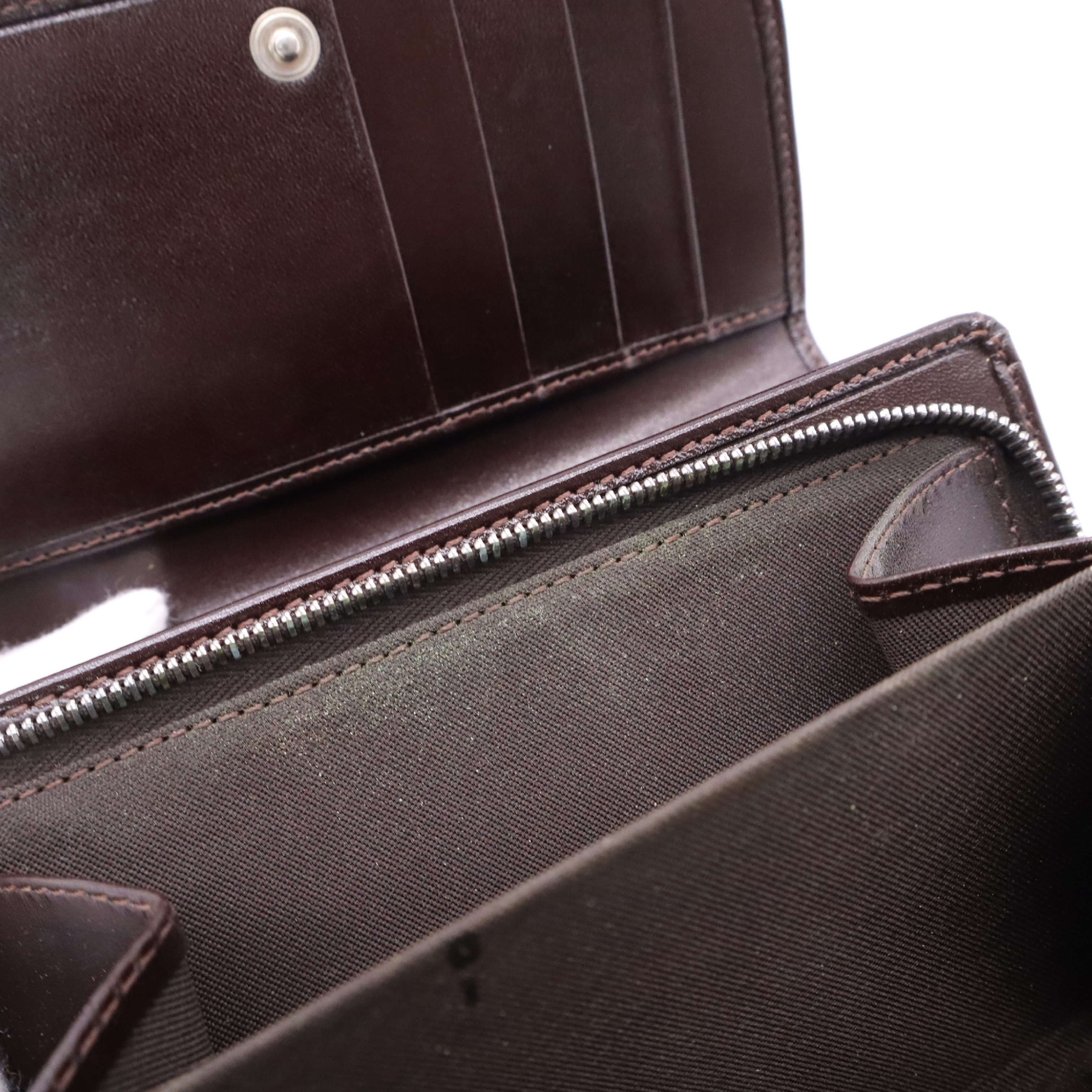 Zucca Tri-fold Wallet, Brown — view 12