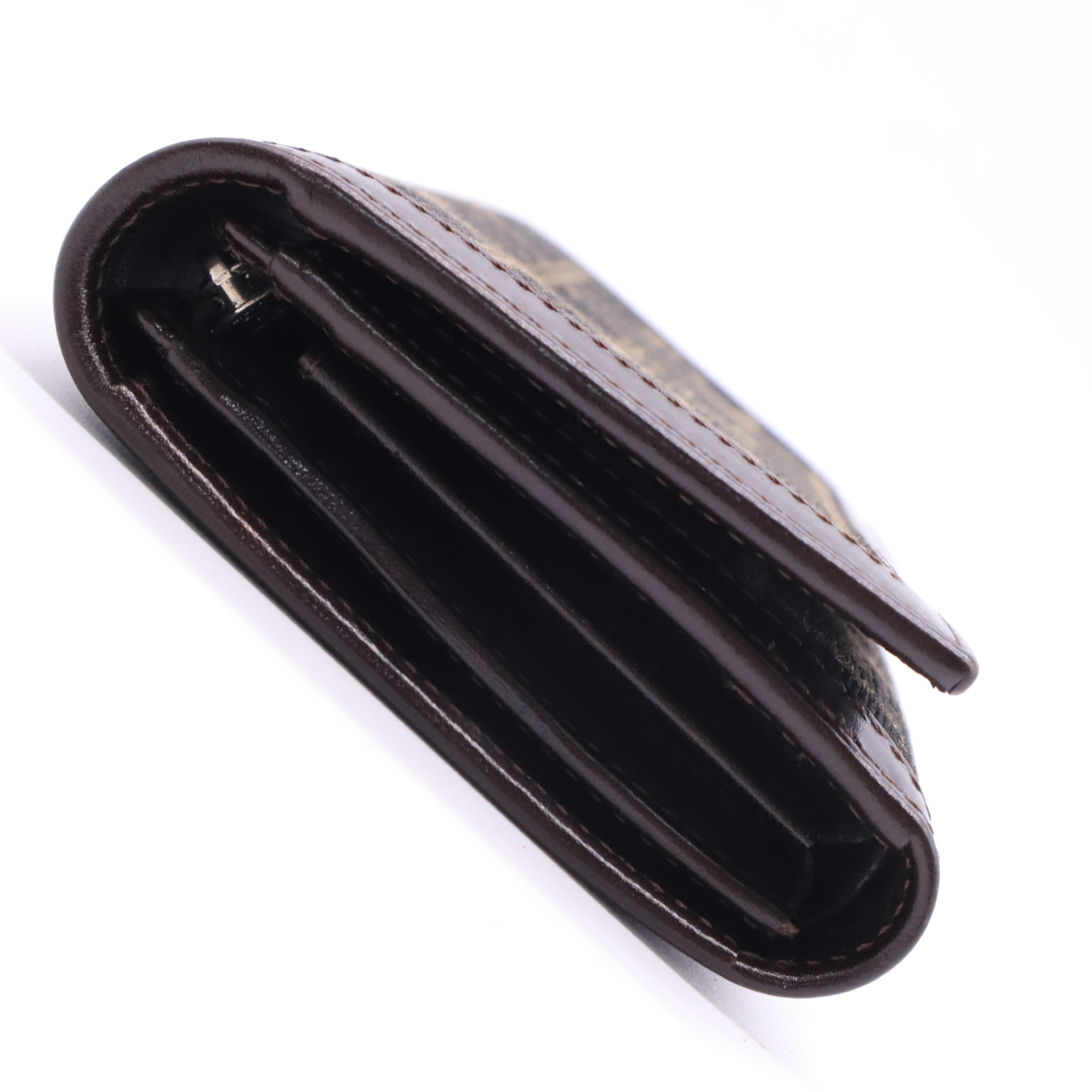 Zucca Tri-fold Wallet, Brown — view 3