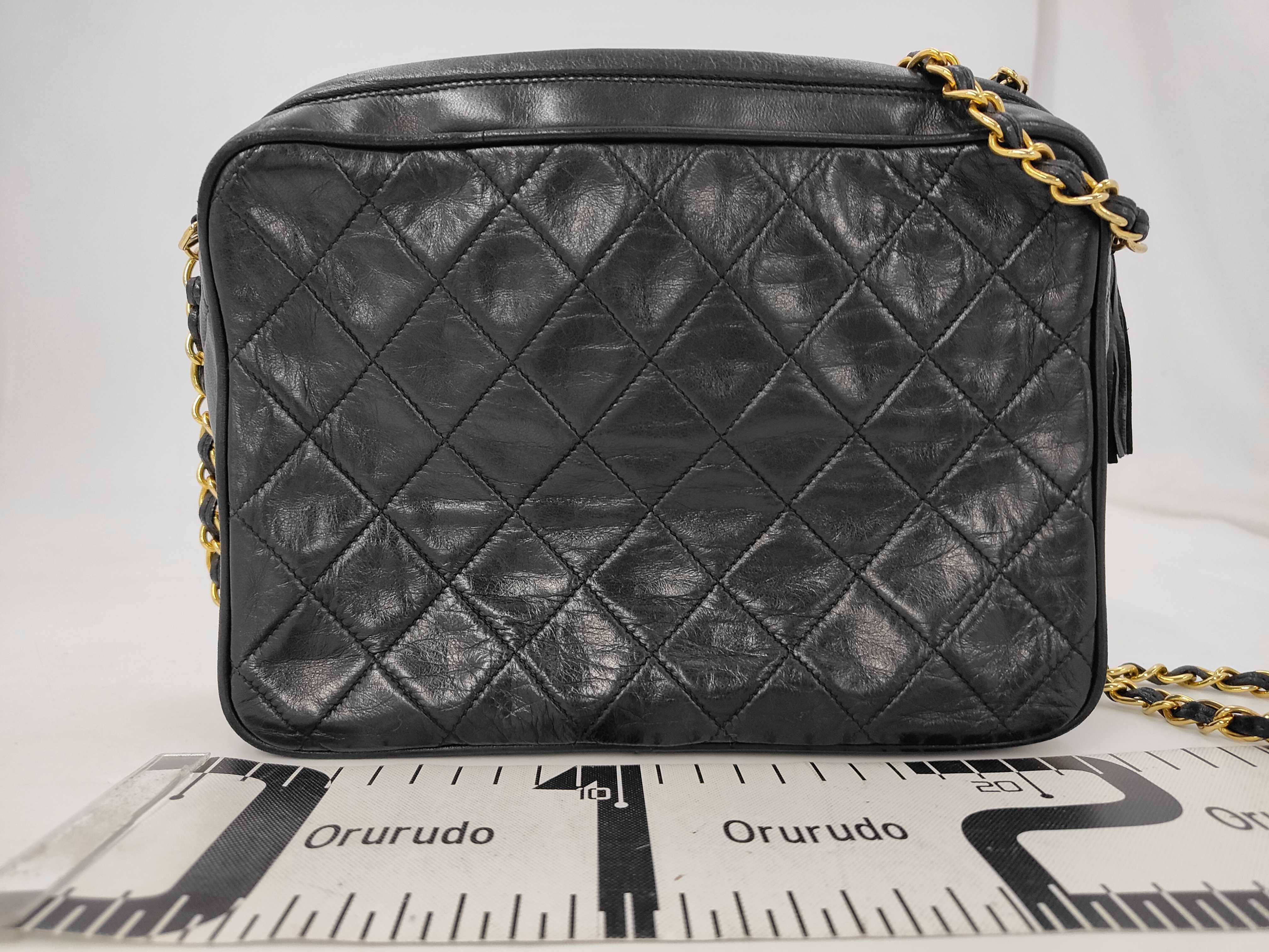Shoulder Bag, Quilted Black x Chain Bag — view 2