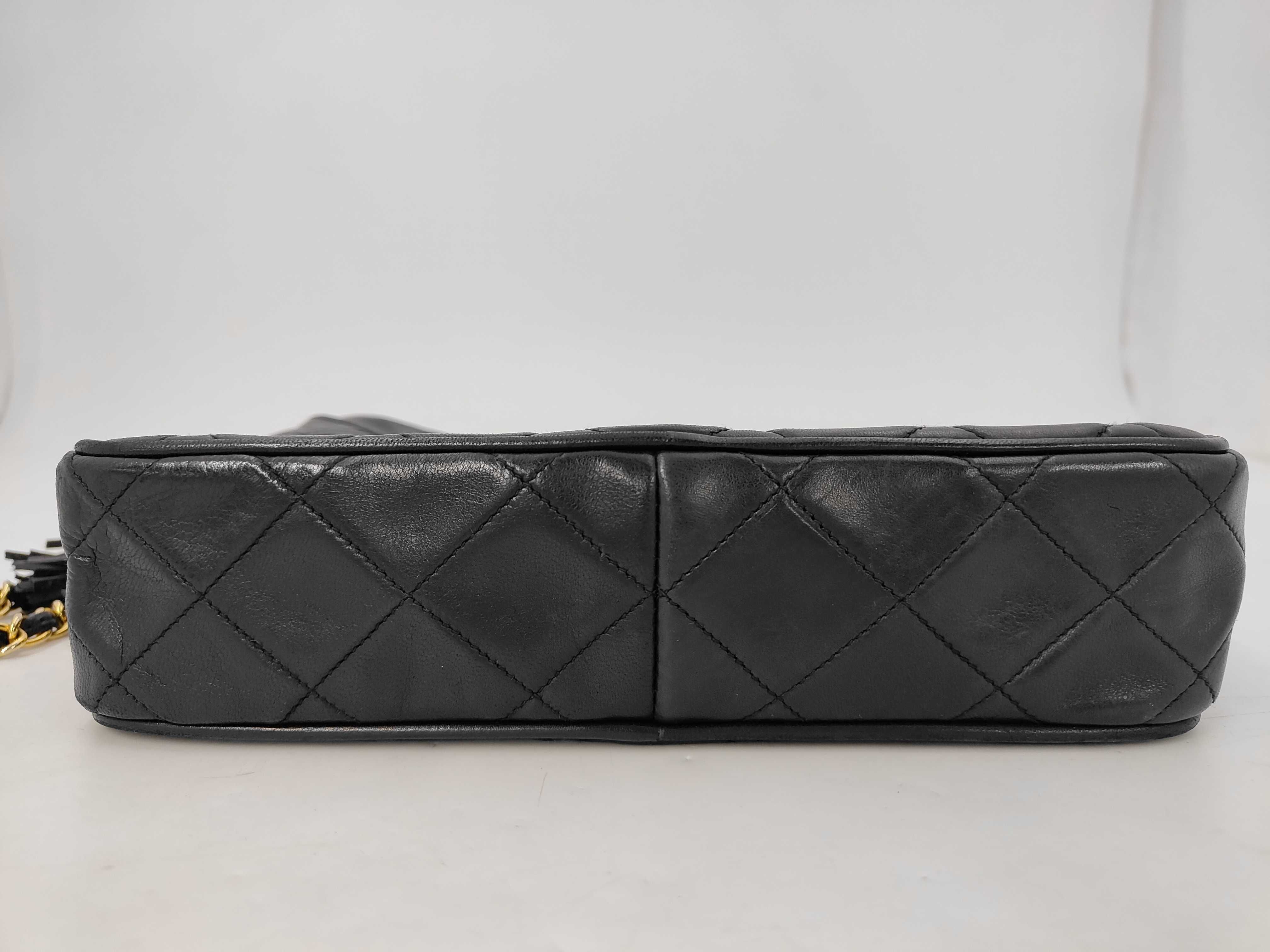 Shoulder Bag, Quilted Black x Chain Bag — view 7