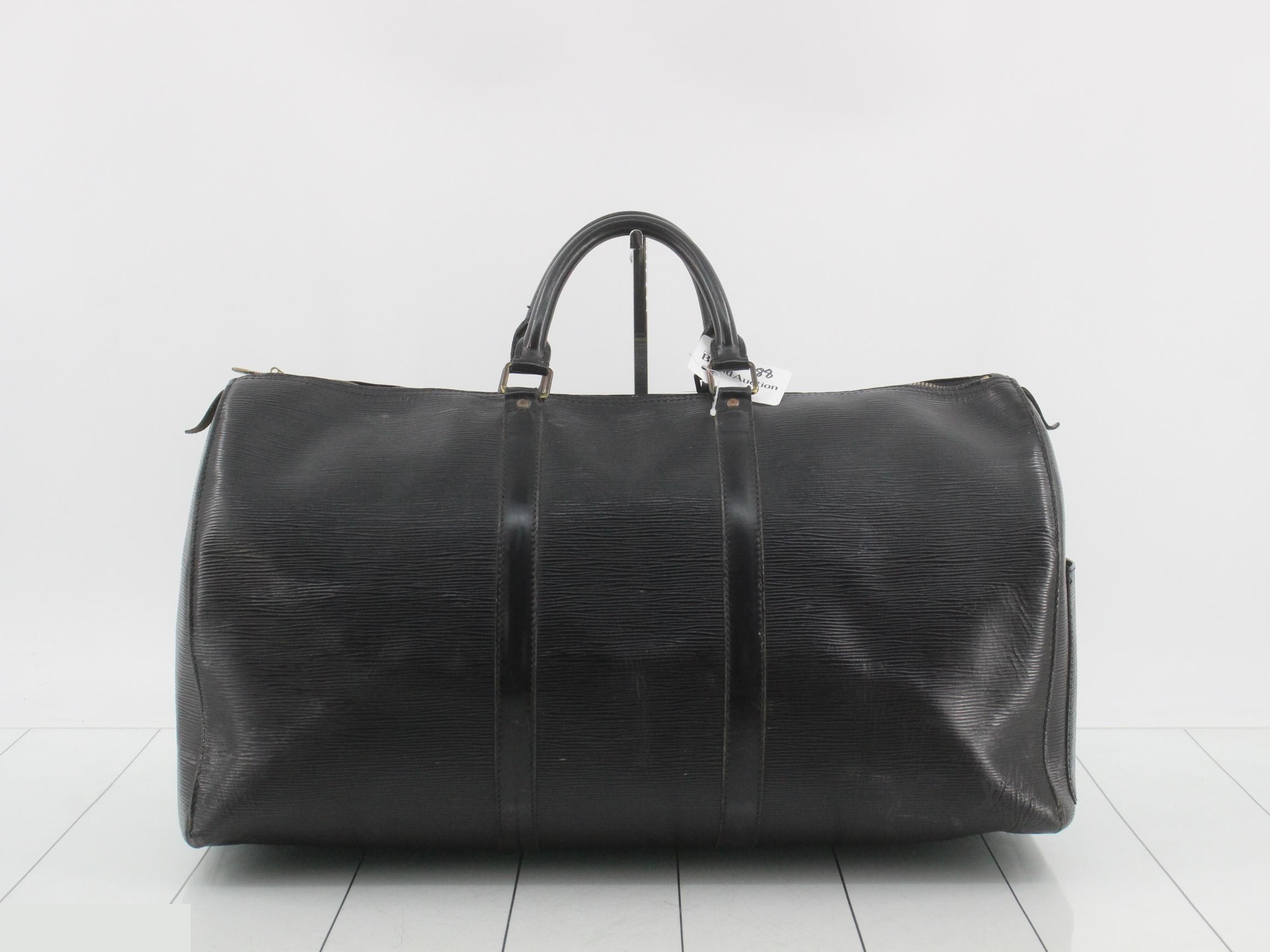 Epi Keepall 50 Noir Boston Bag — view 2