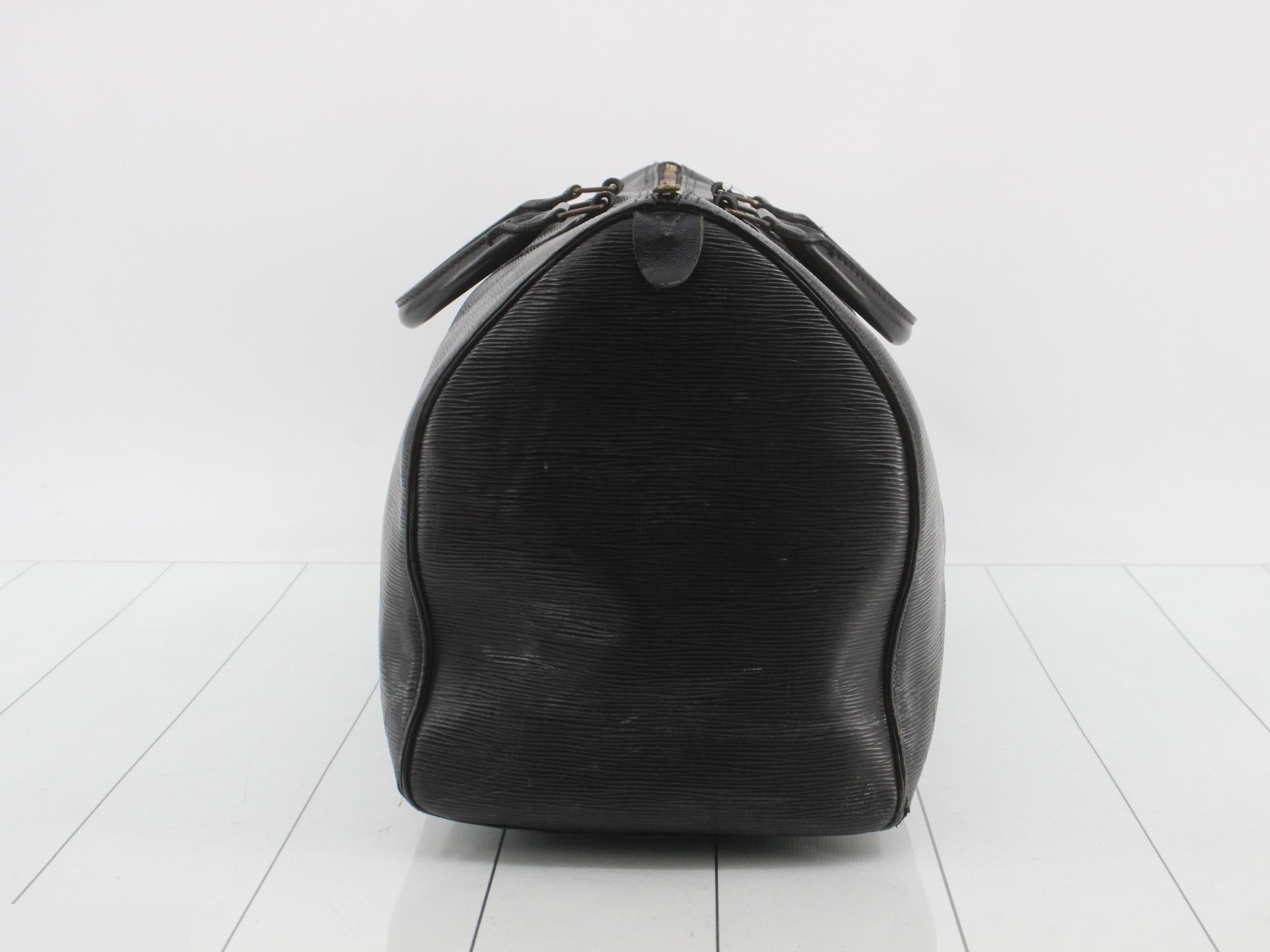 Epi Keepall 50 Noir Boston Bag — view 3