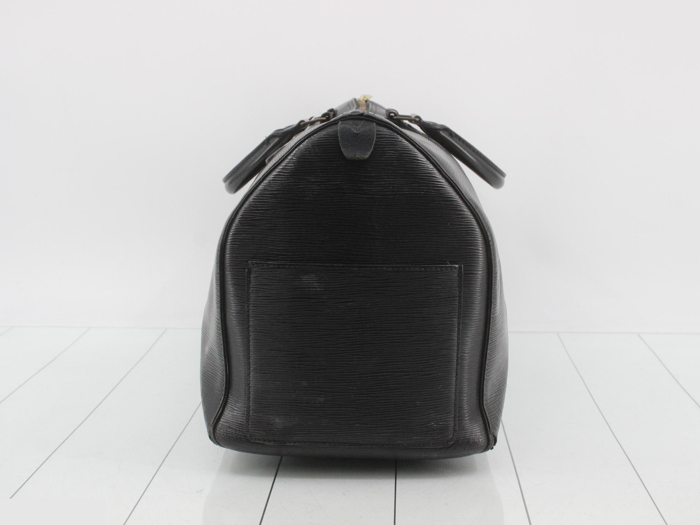 Epi Keepall 50 Noir Boston Bag — view 4
