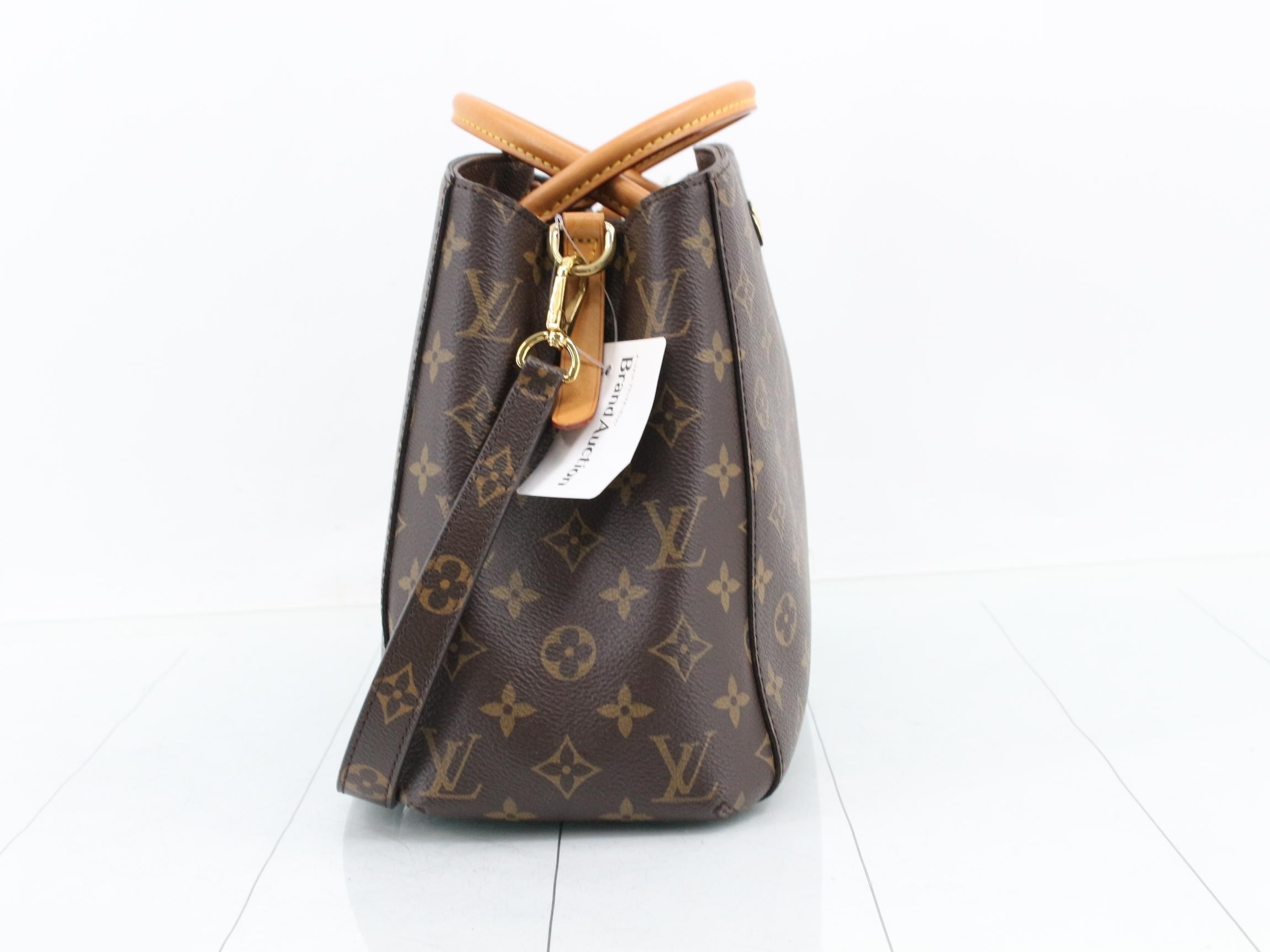 LV Montaigne MM Monogram Brown — view 4