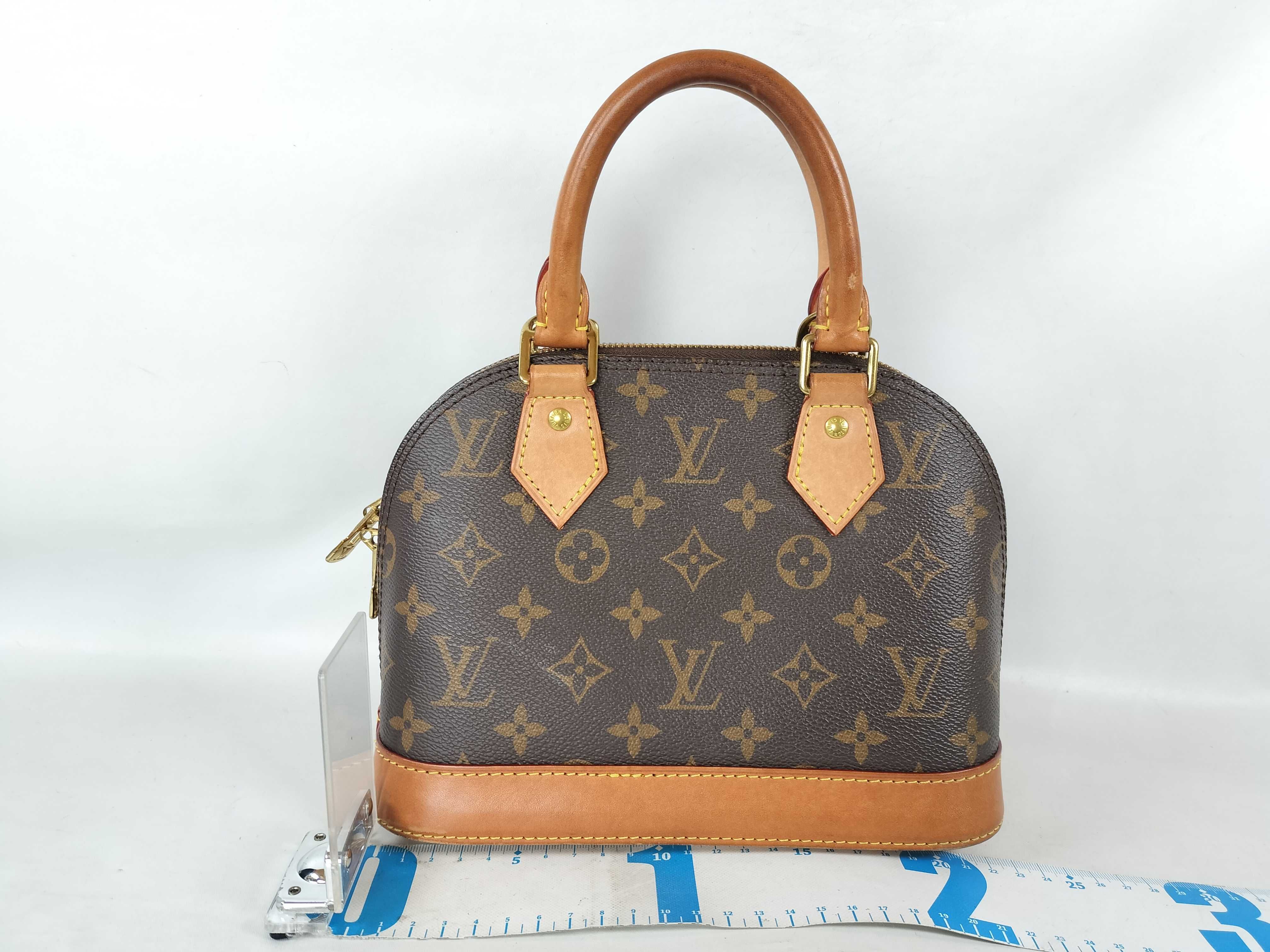Monogram M46990 Monogram Alma BB Handbag with Shoulder Strap, Padlock, 2 Keys, Clochette, Dust Bag, and Box. RFID ID tested. — view 2