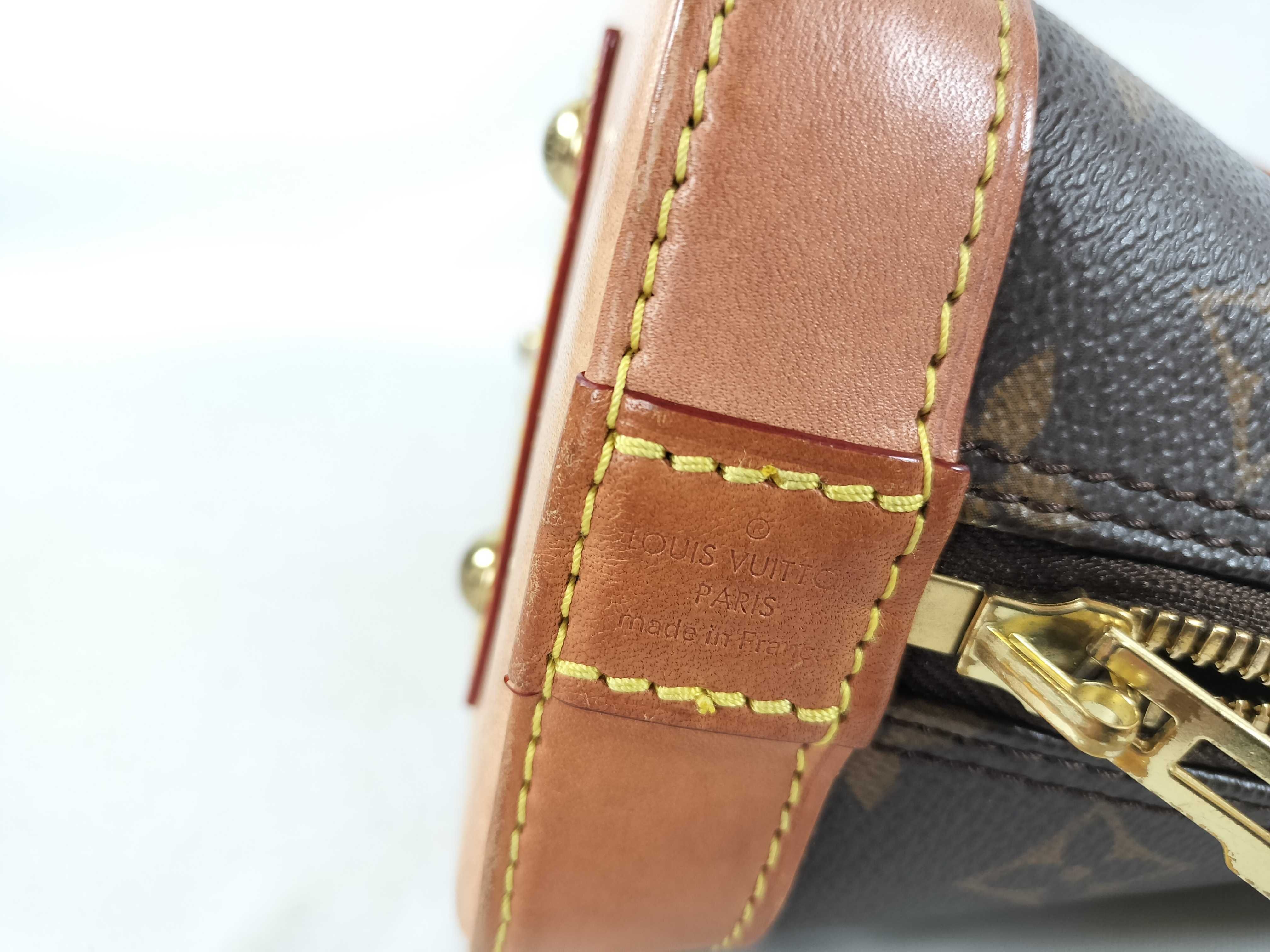 Monogram M46990 Monogram Alma BB Handbag with Shoulder Strap, Padlock, 2 Keys, Clochette, Dust Bag, and Box. RFID ID tested. — view 12