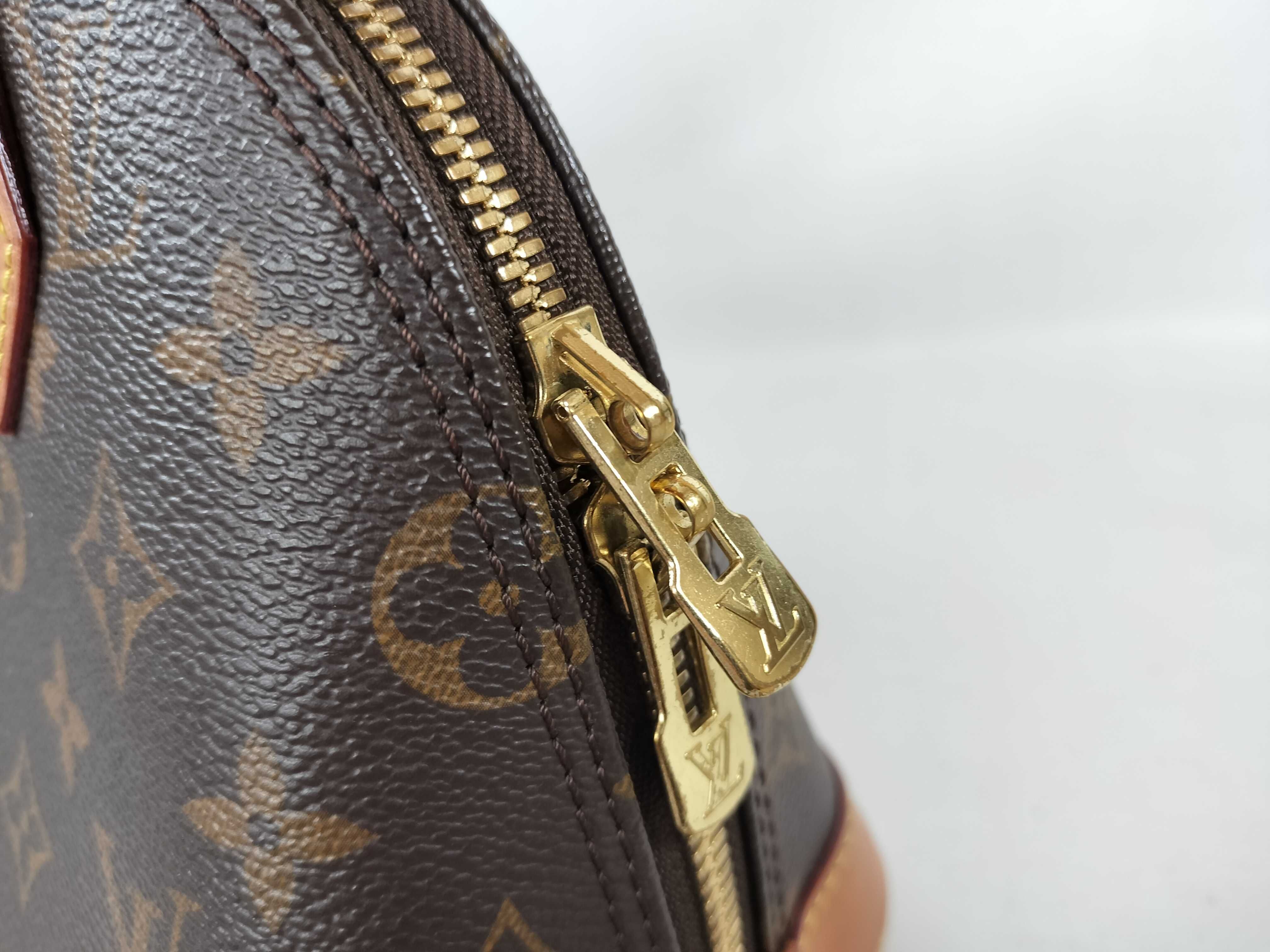 Monogram M46990 Monogram Alma BB Handbag with Shoulder Strap, Padlock, 2 Keys, Clochette, Dust Bag, and Box. RFID ID tested. — view 8