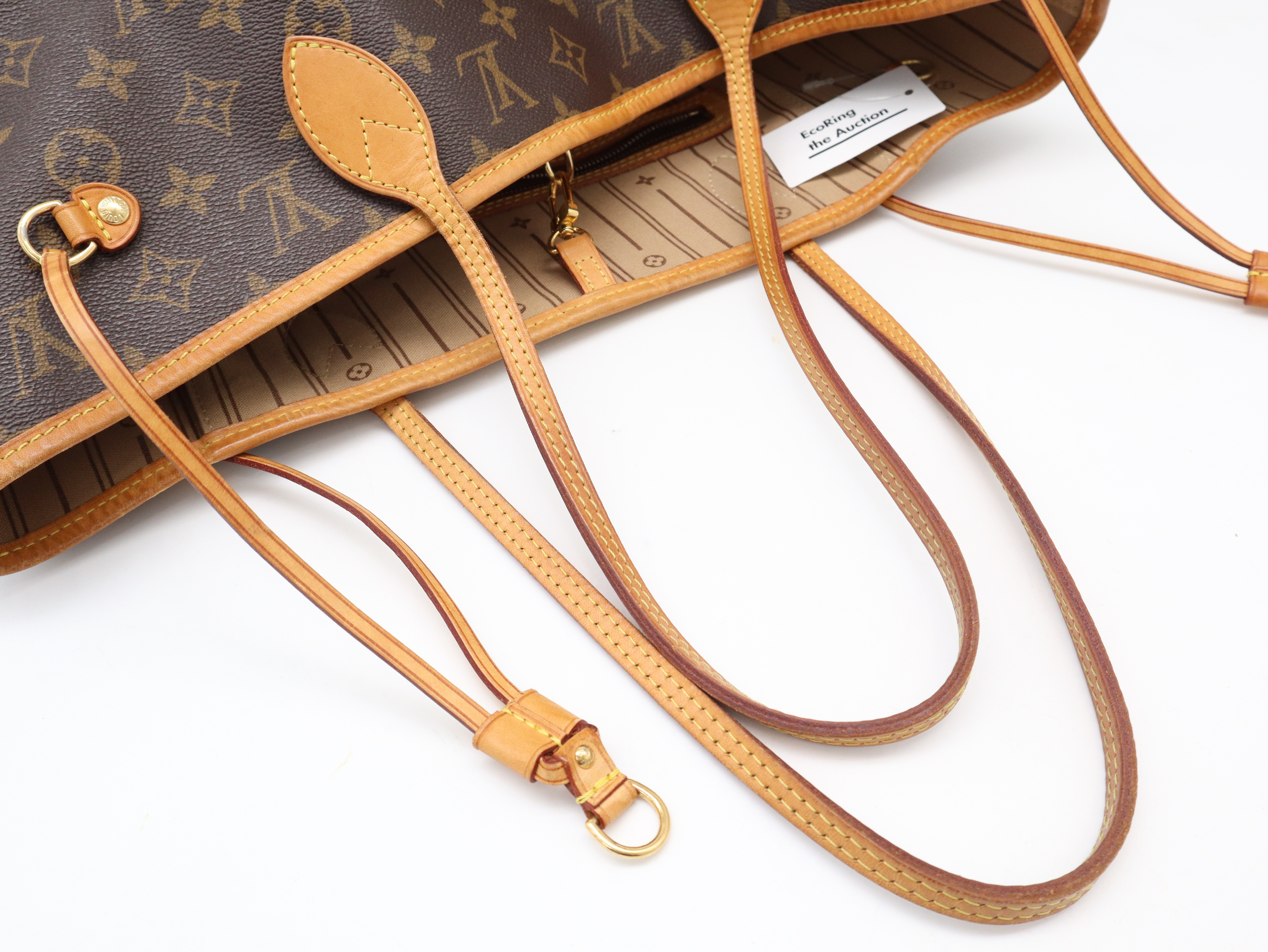 M40156 Monogram Neverfull MM Tote Bag with Box and Dust Bag — view 6