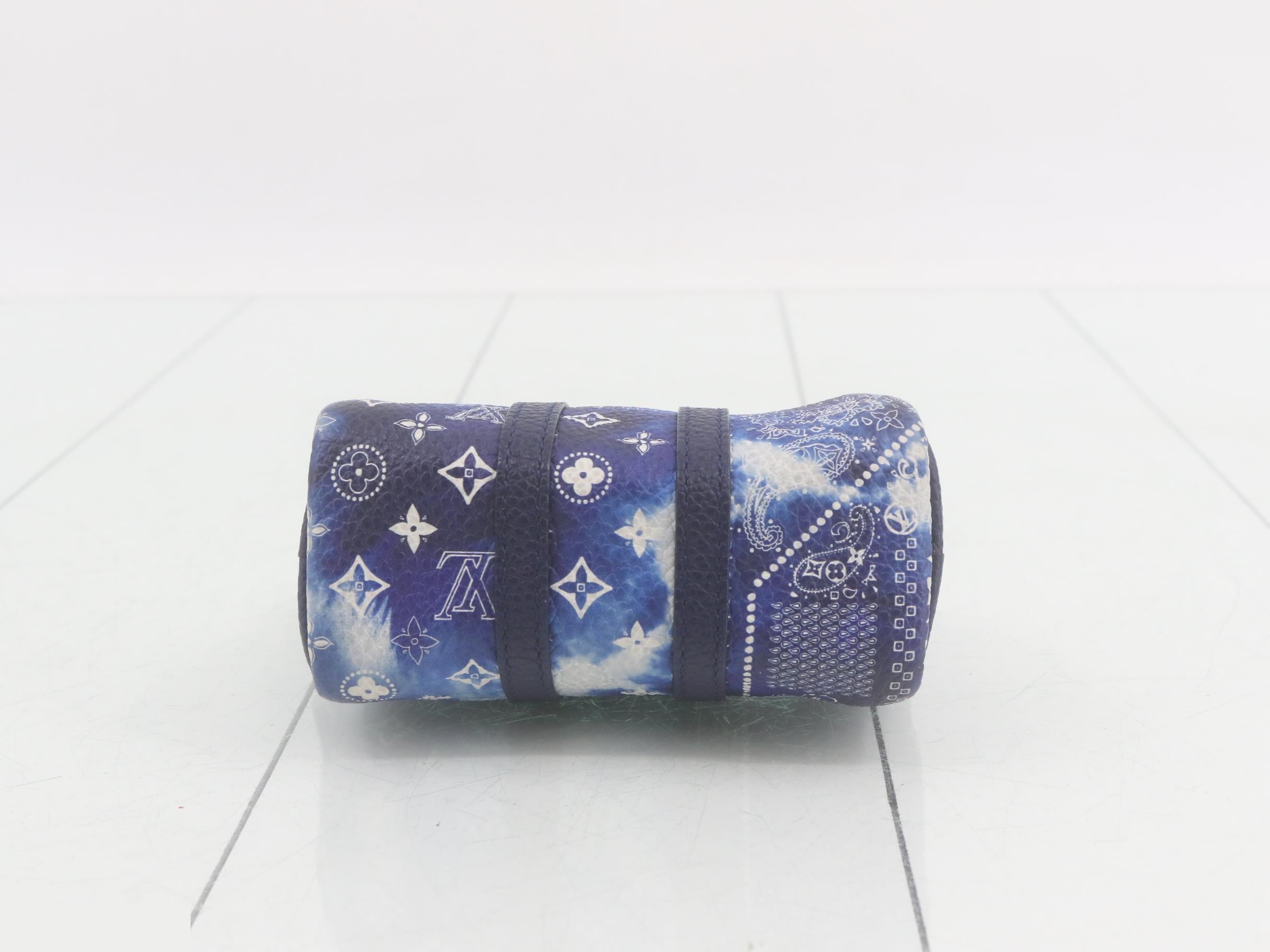 MP3337 Monogram Bandana Portefeuille Bag Charm — view 3
