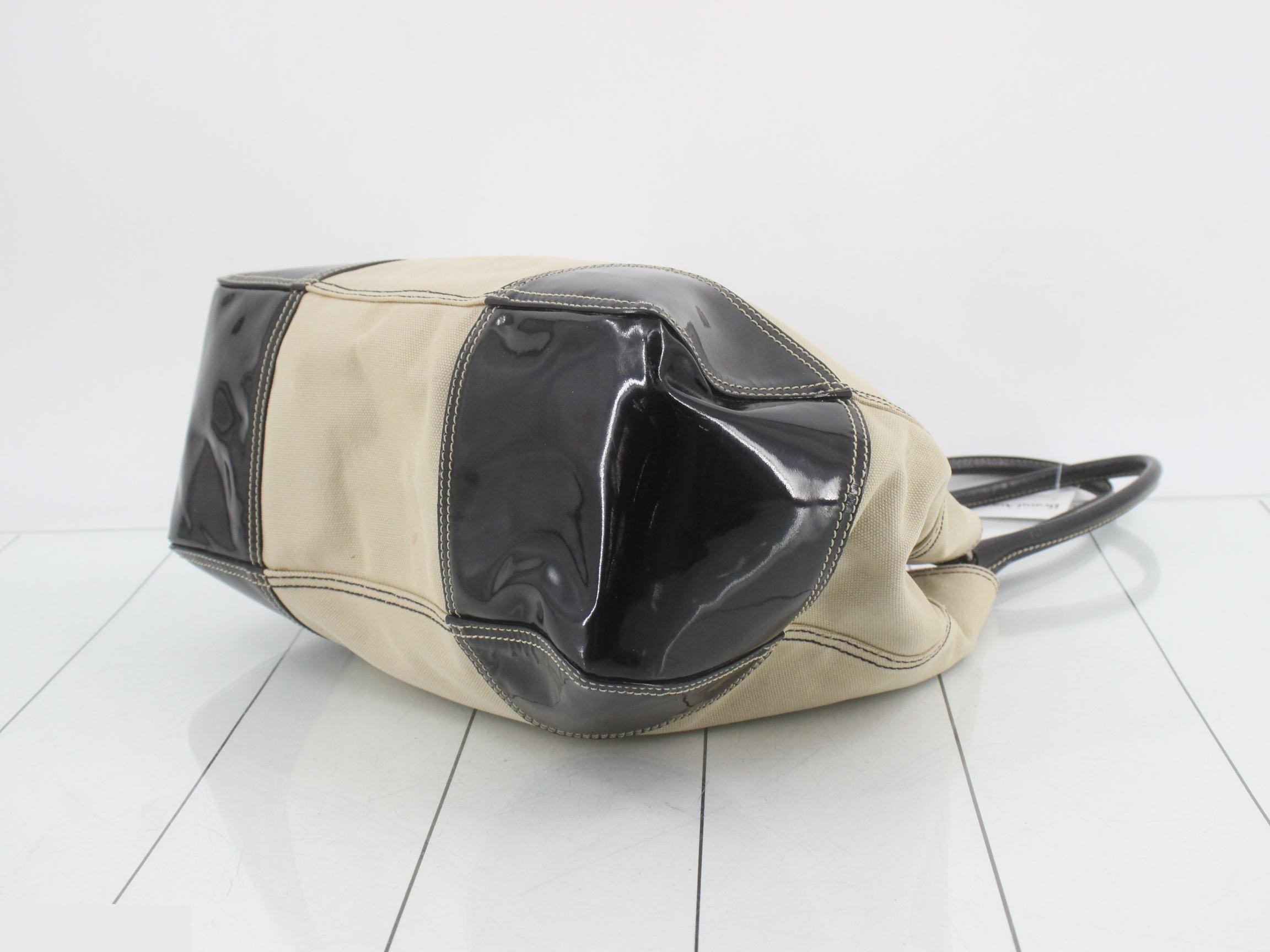 Triangle logo leather handbag — view 6