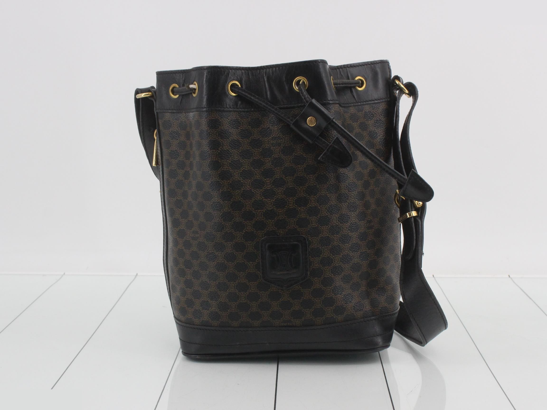 Other lines: Bags & Shoulder Bags - Black Macadam Pattern - Triomphe