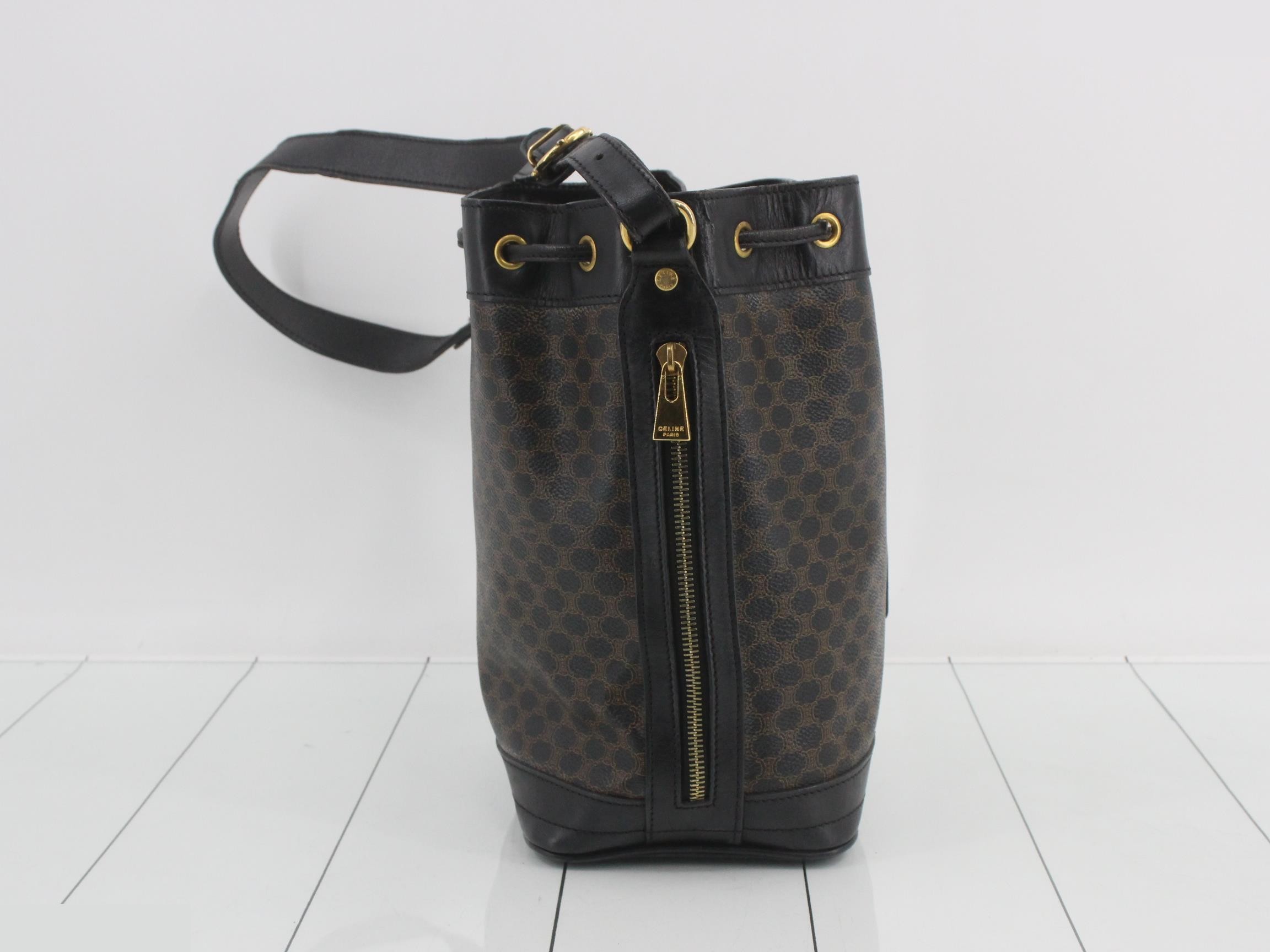 Other lines: Bags & Shoulder Bags - Black Macadam Pattern - Triomphe — view 4