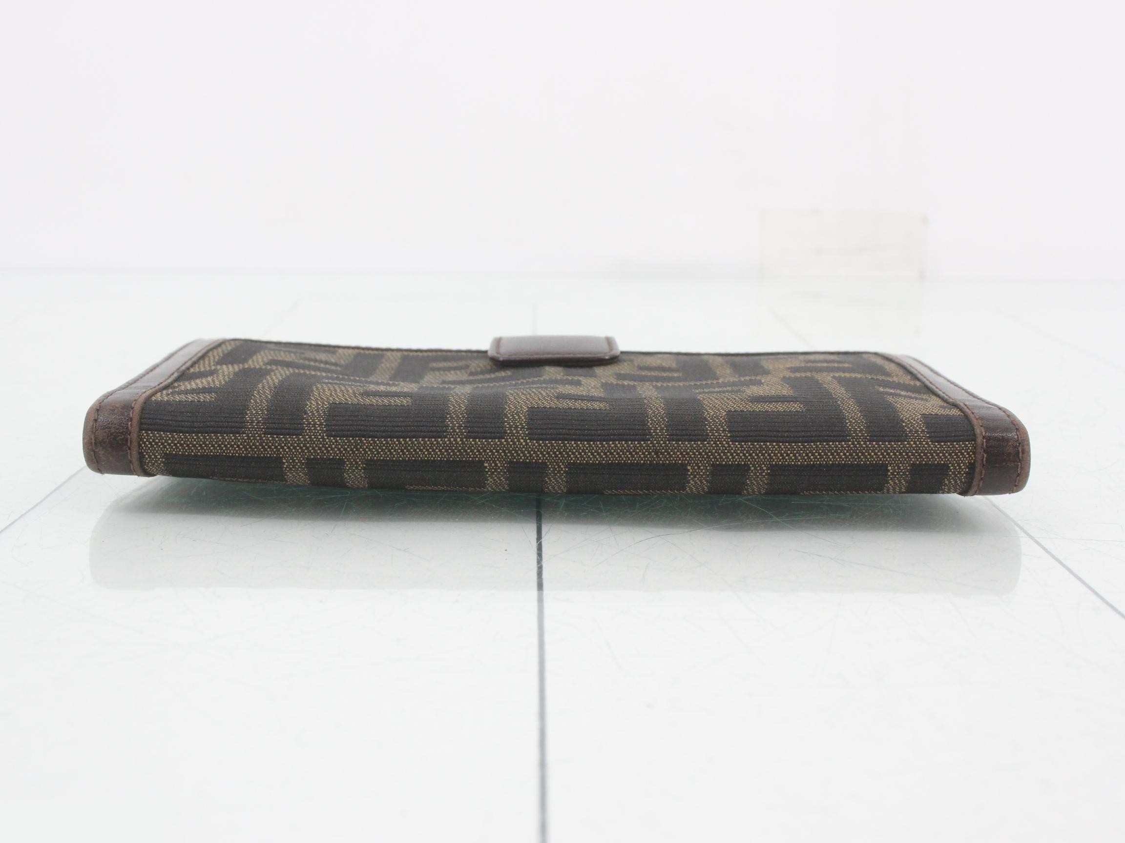 Zucca long wallet with double snap closure — view 3