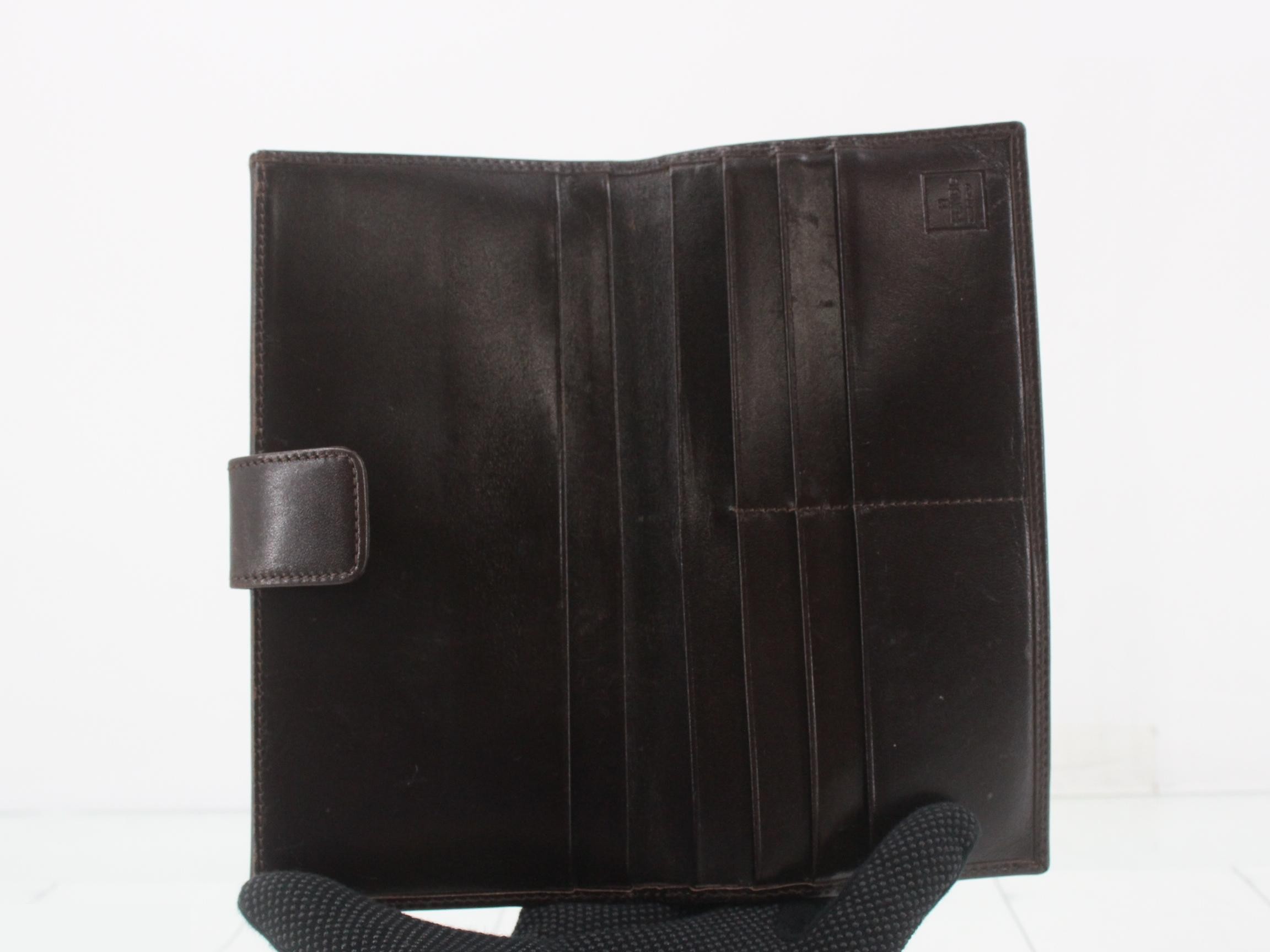 Zucca long wallet with double snap closure — view 4